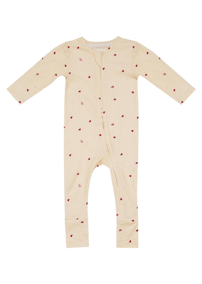 pearson & pearson jesse romper - cookie dough love bug
