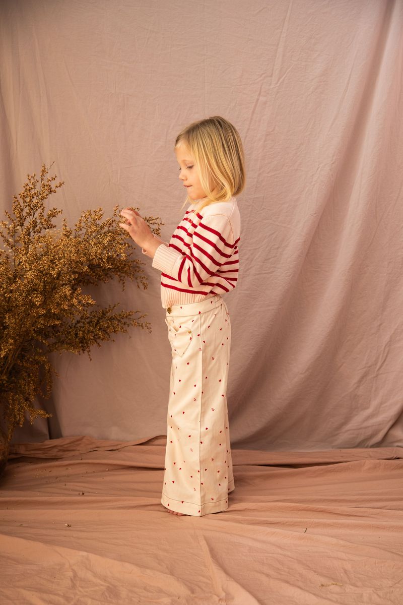 pearson & pearson penelope pants - cookie dough love bug