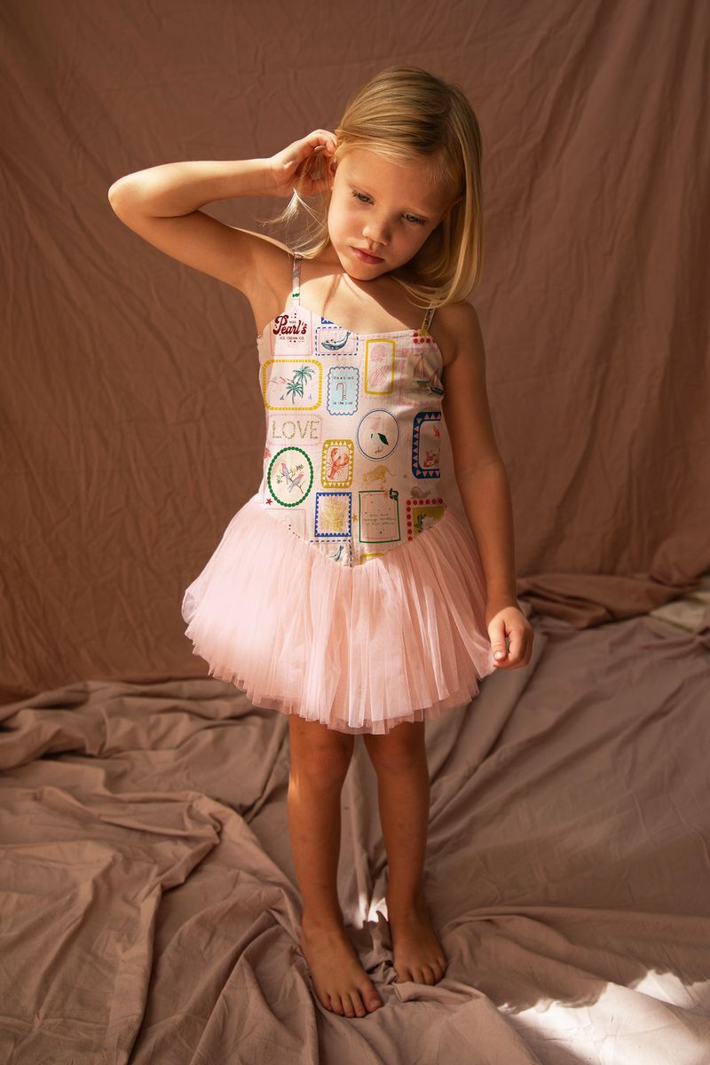 pearson & pearson 'a love letter' vintage ballerina dress