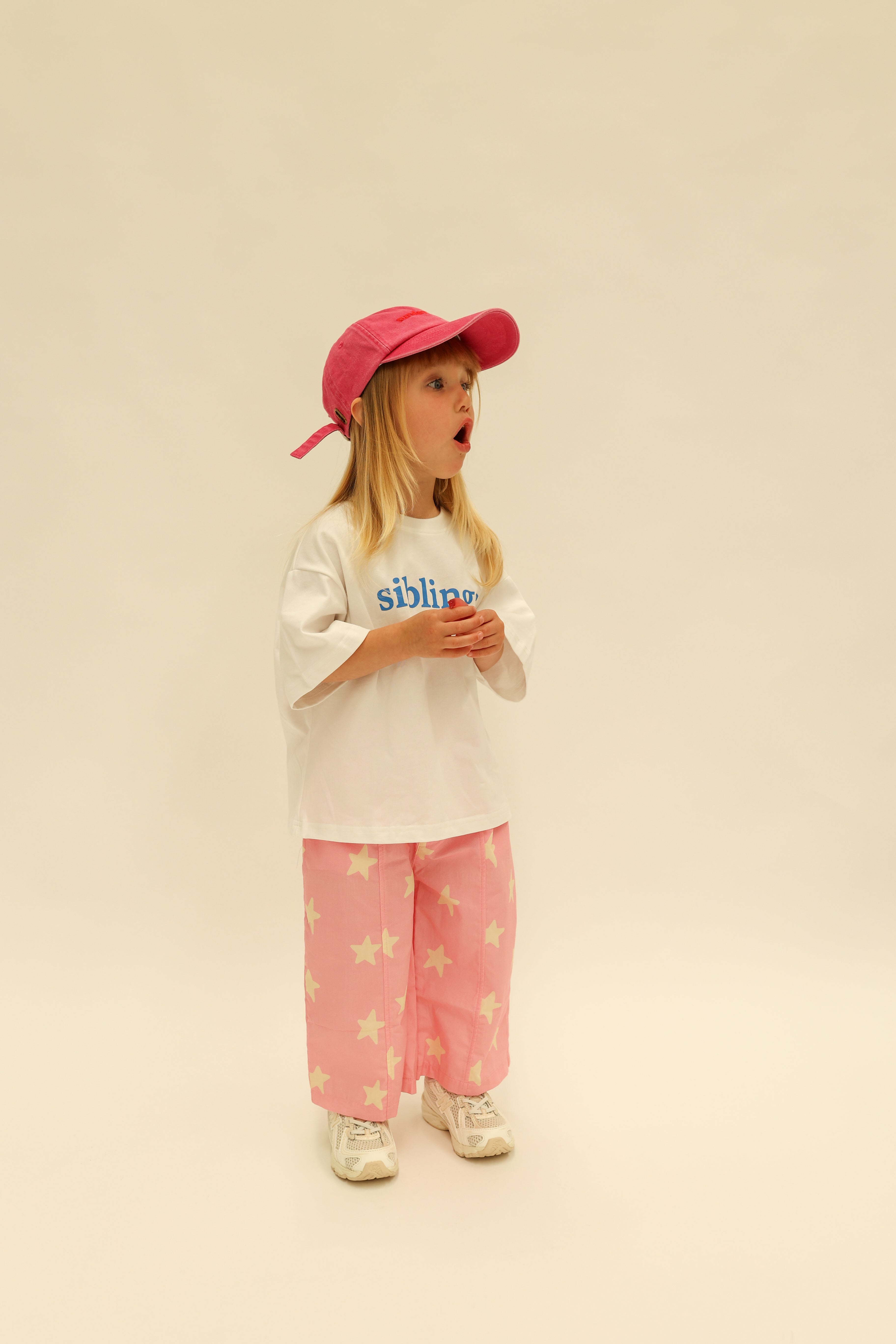 sunday siblings dusty star pants - pink