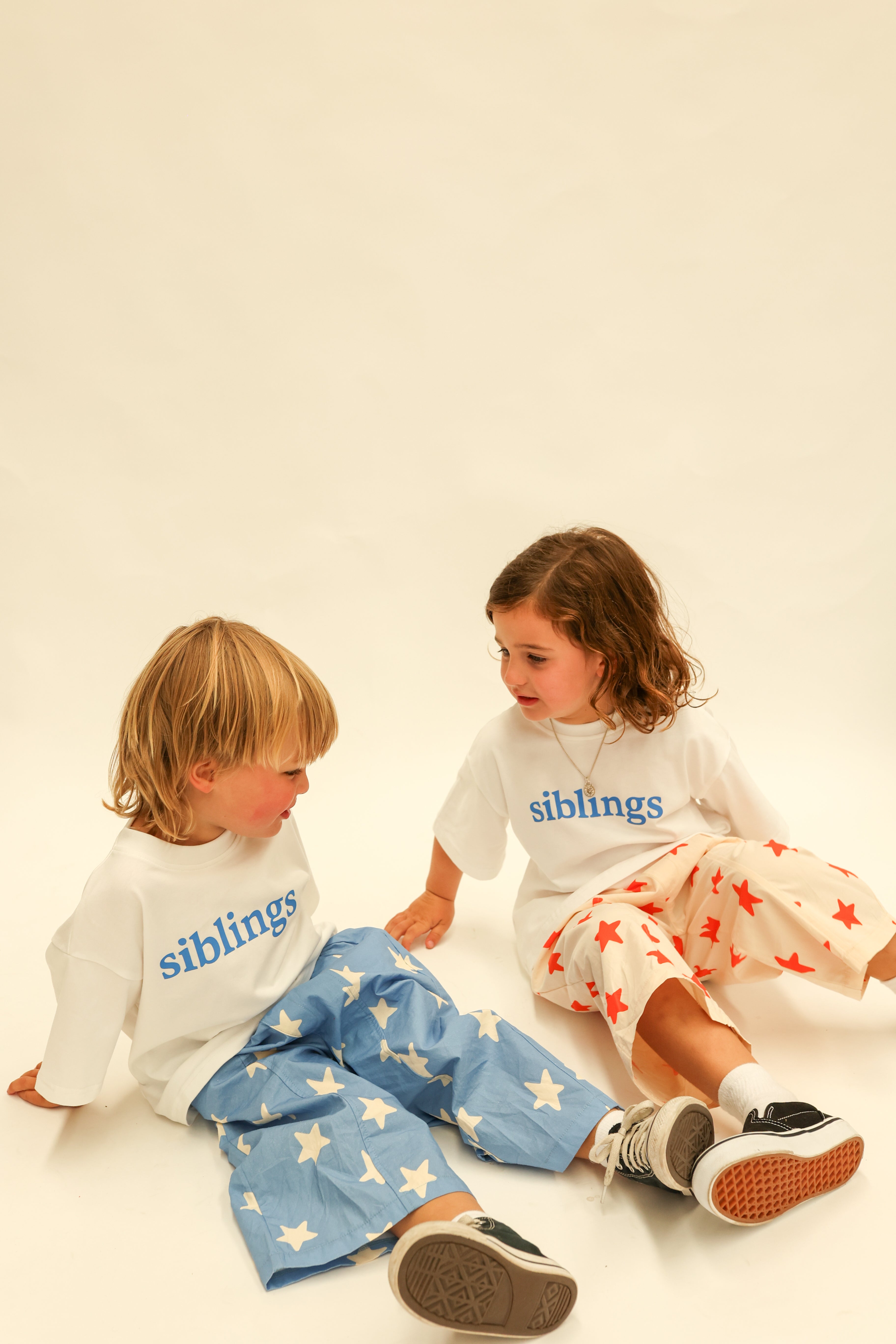 sunday siblings siblings tee - white