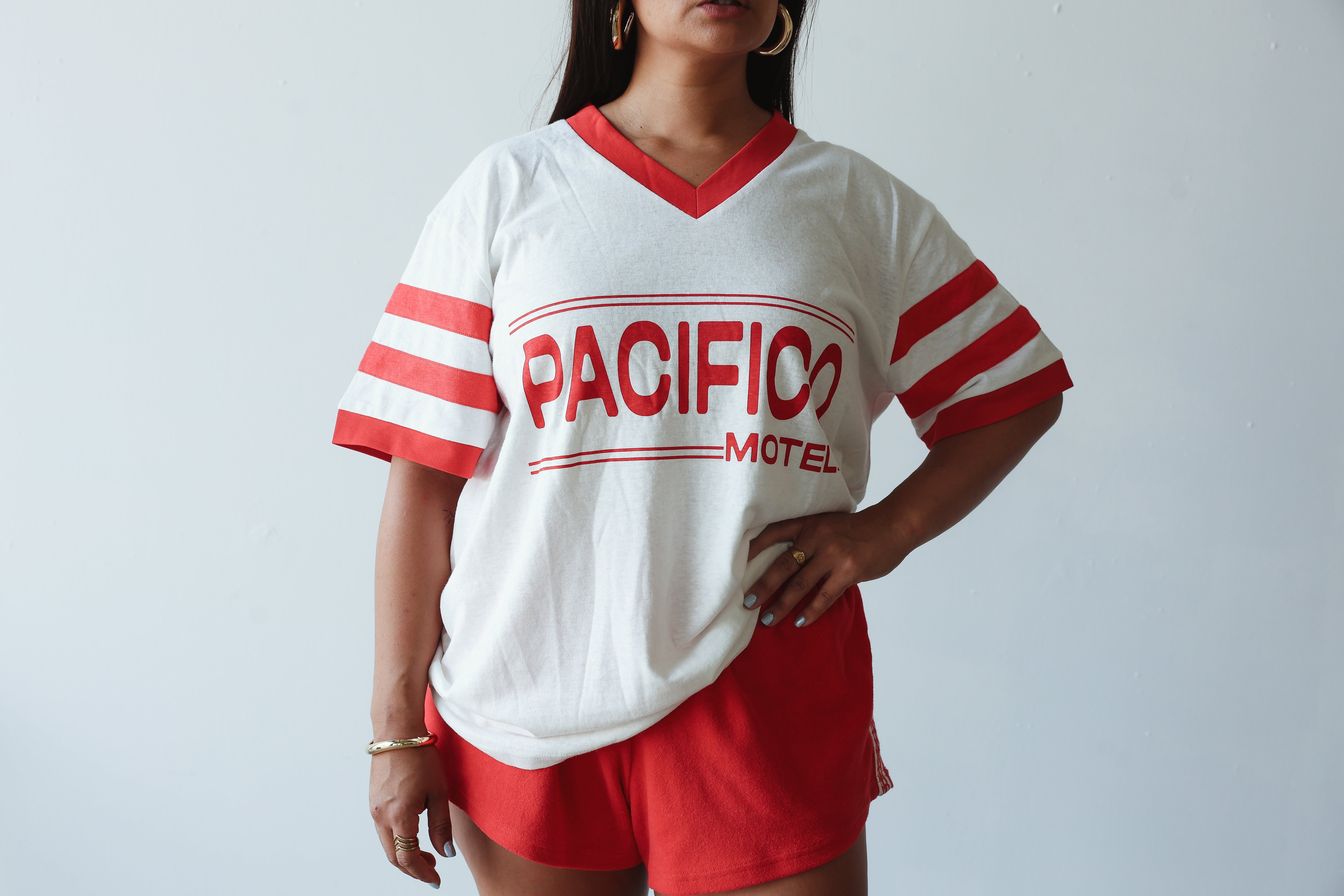 by billie vintage hemp / cotton tee - pacifico print