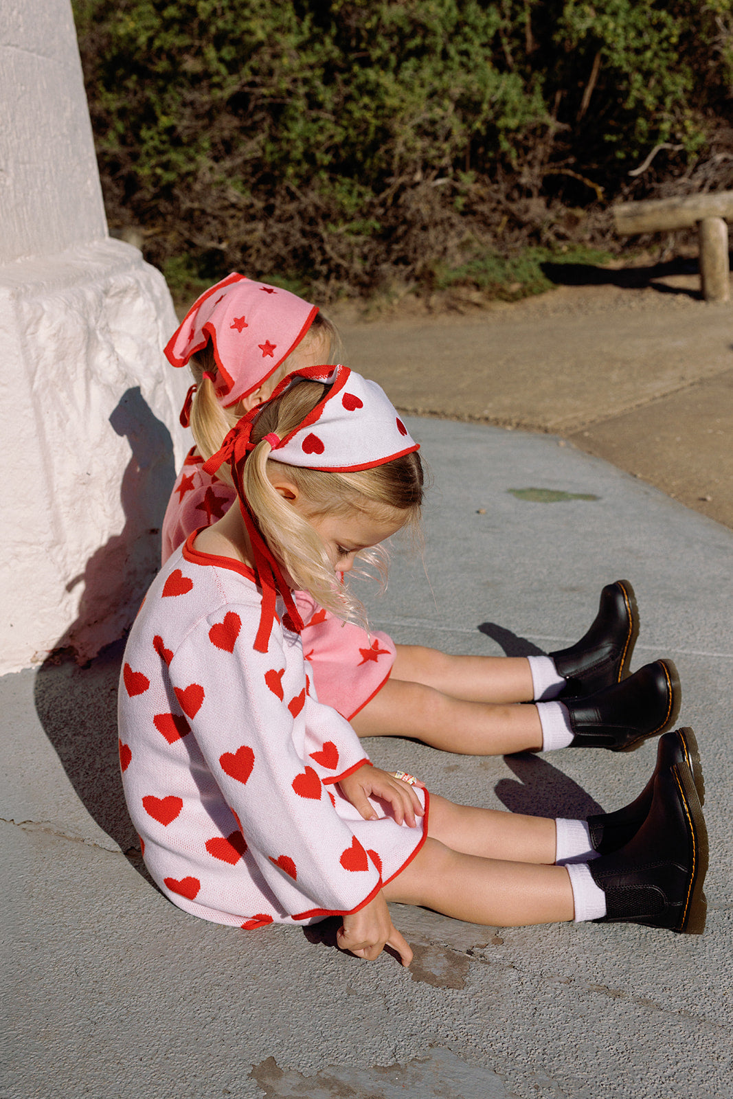 sunday siblings lucky hearts dress (pre order)
