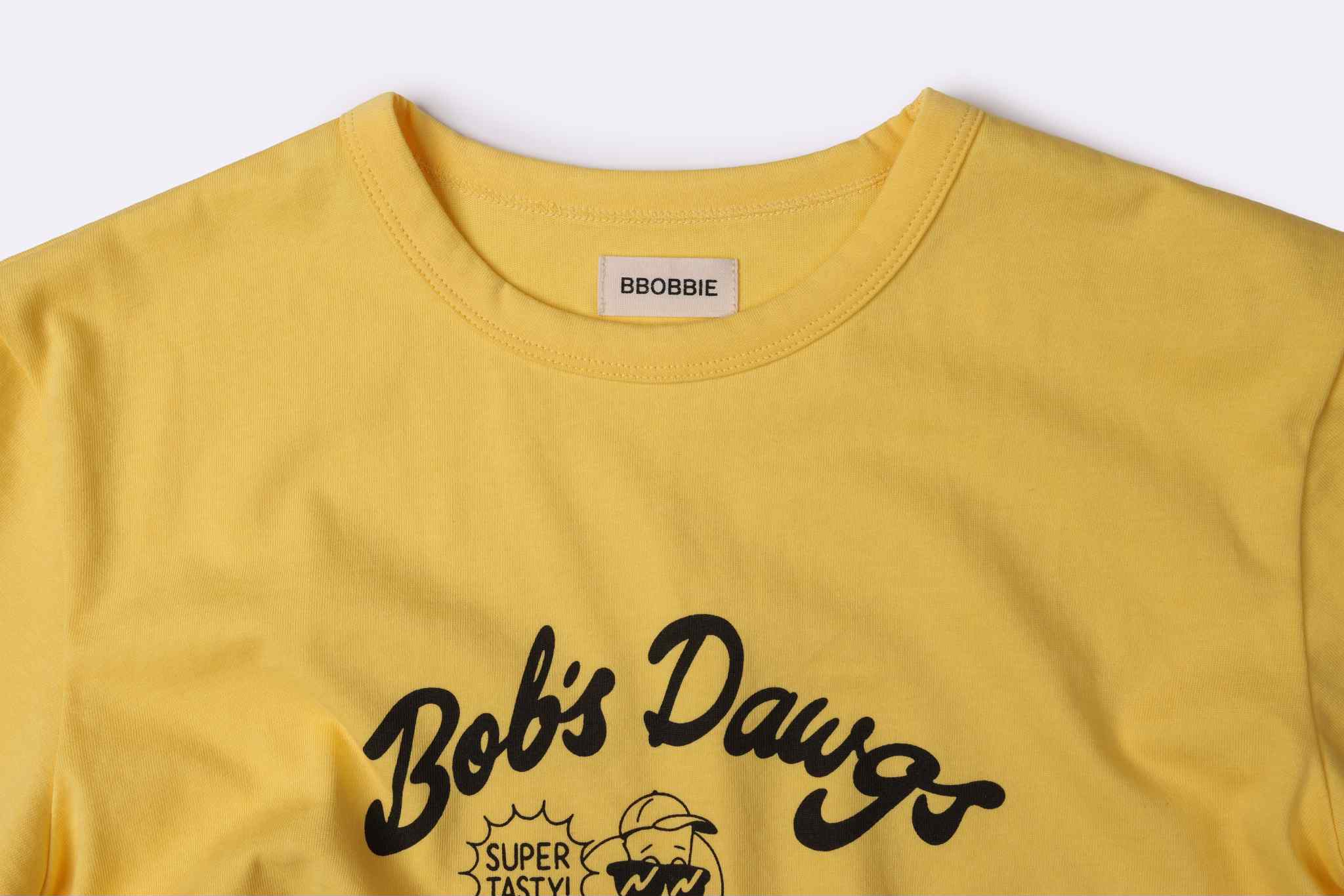bbobbie dawgs tee - yellow with black