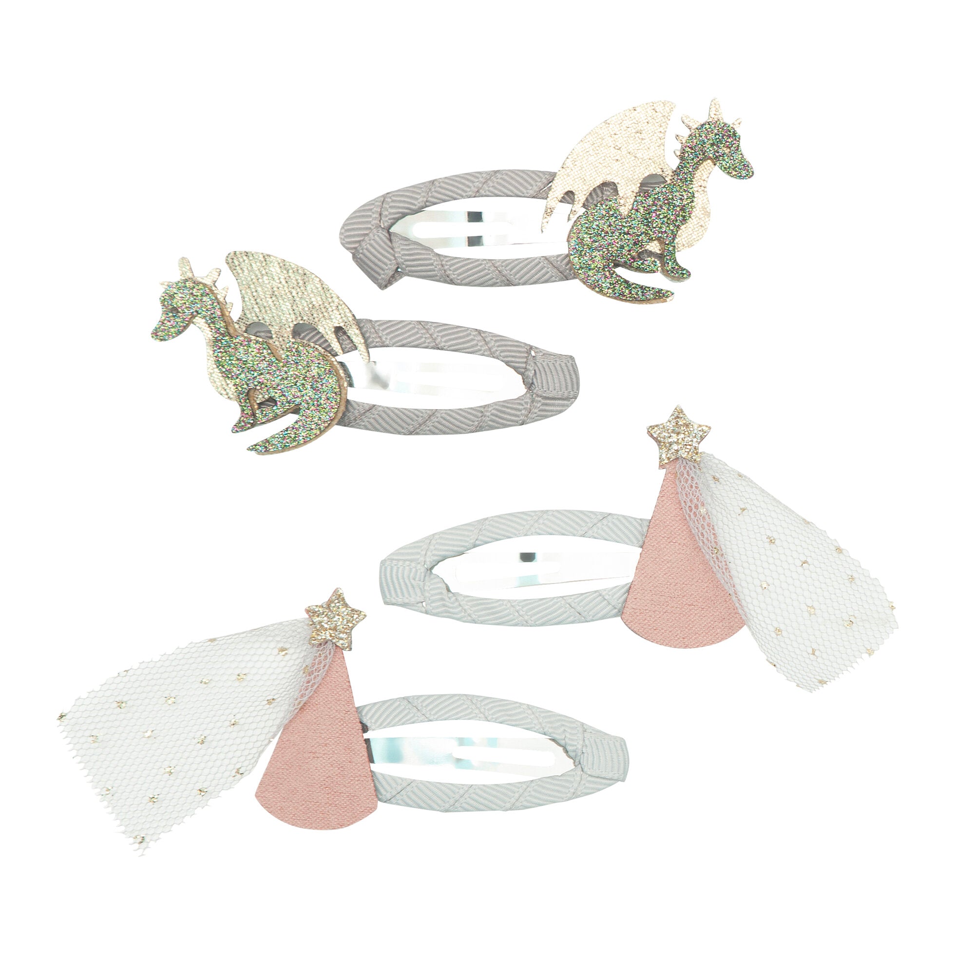 mimi & lula dragon princess clips - fairytale