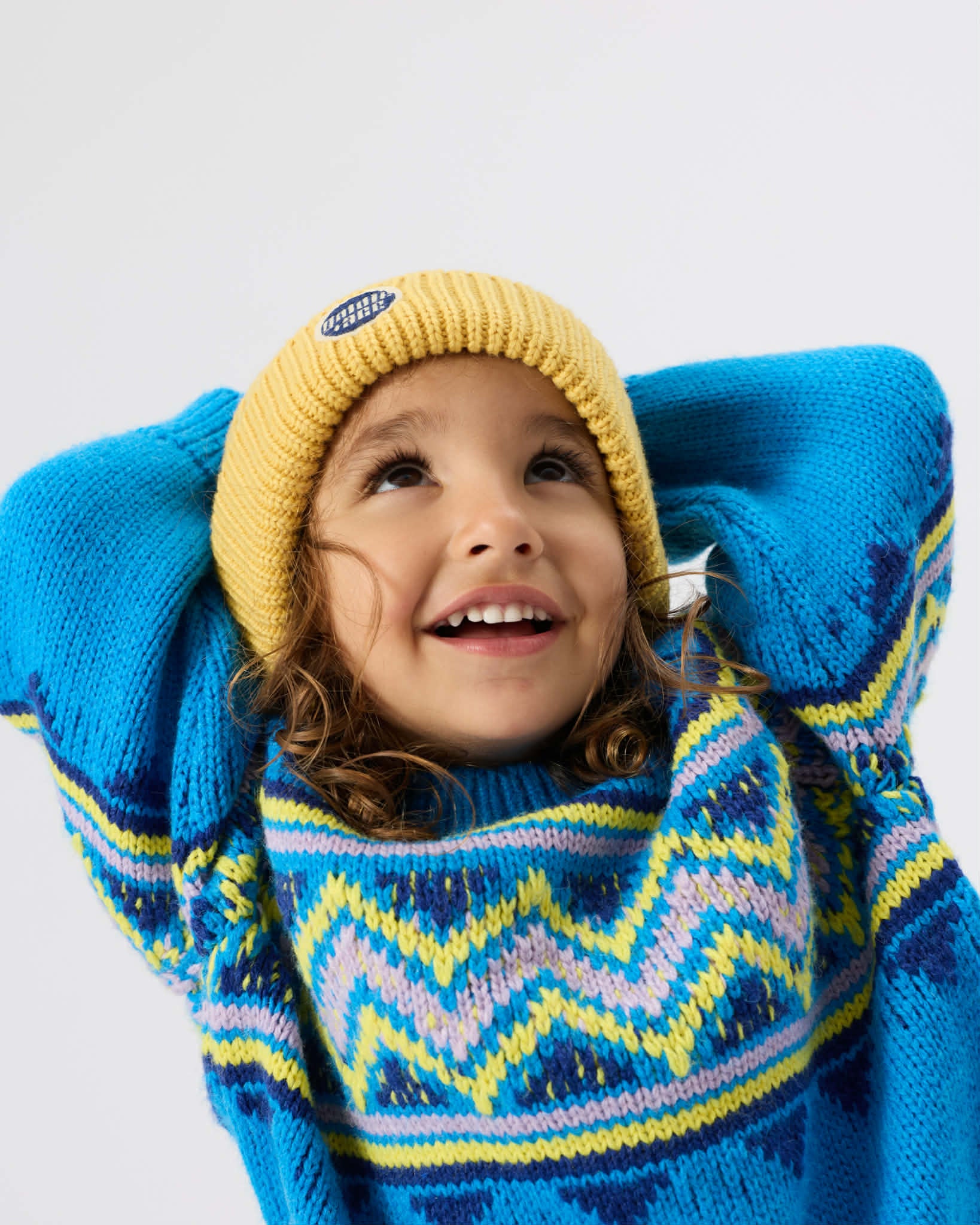 goldie + ace apres ski knit jumper