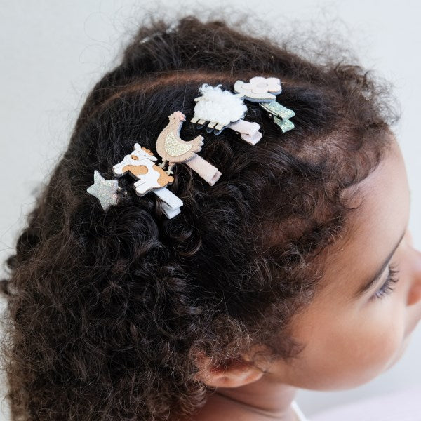 mimi & lula farm animal mini clips