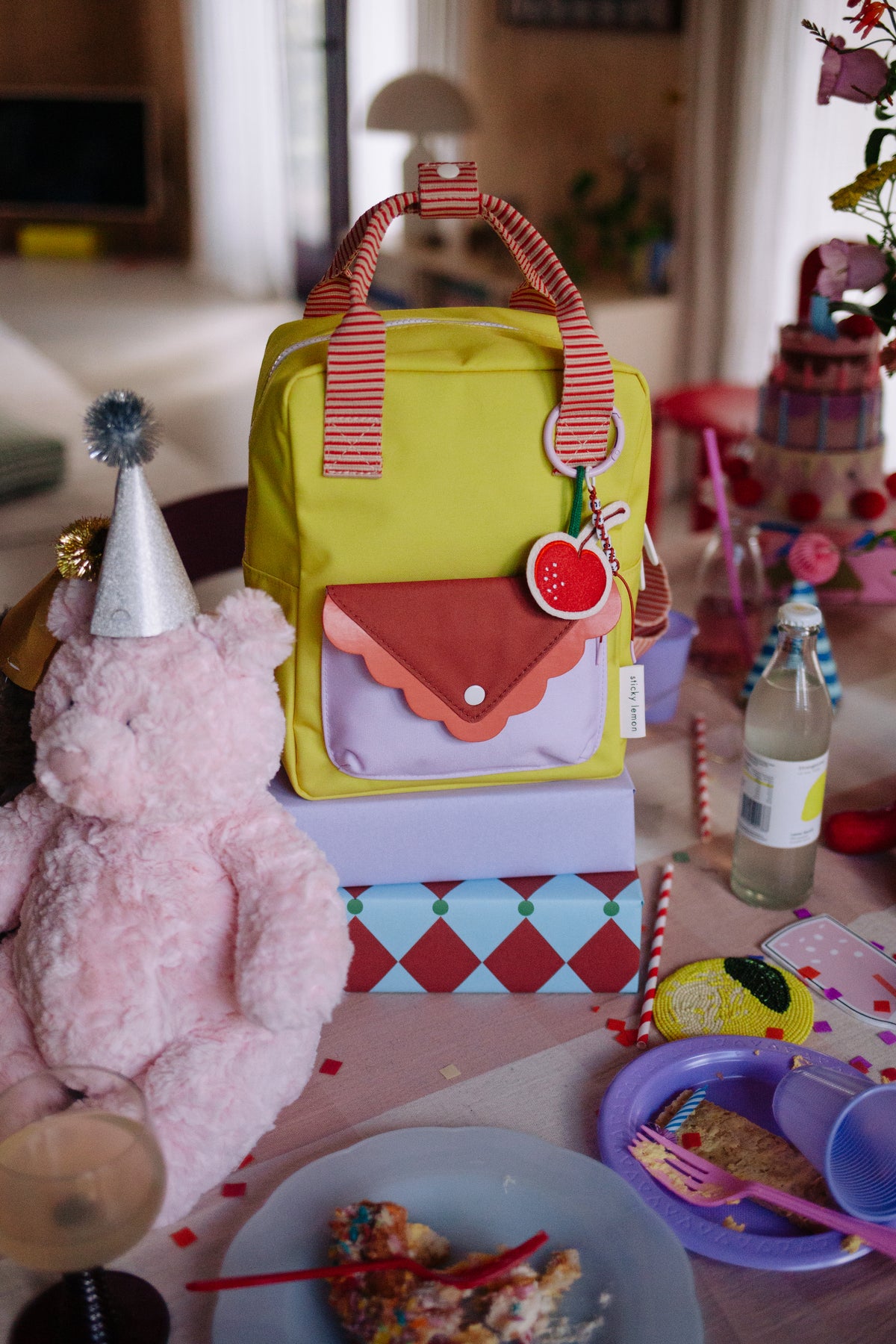 sticky lemon small backpack - sticky memories / special edition - cherry on the cake (pre order)
