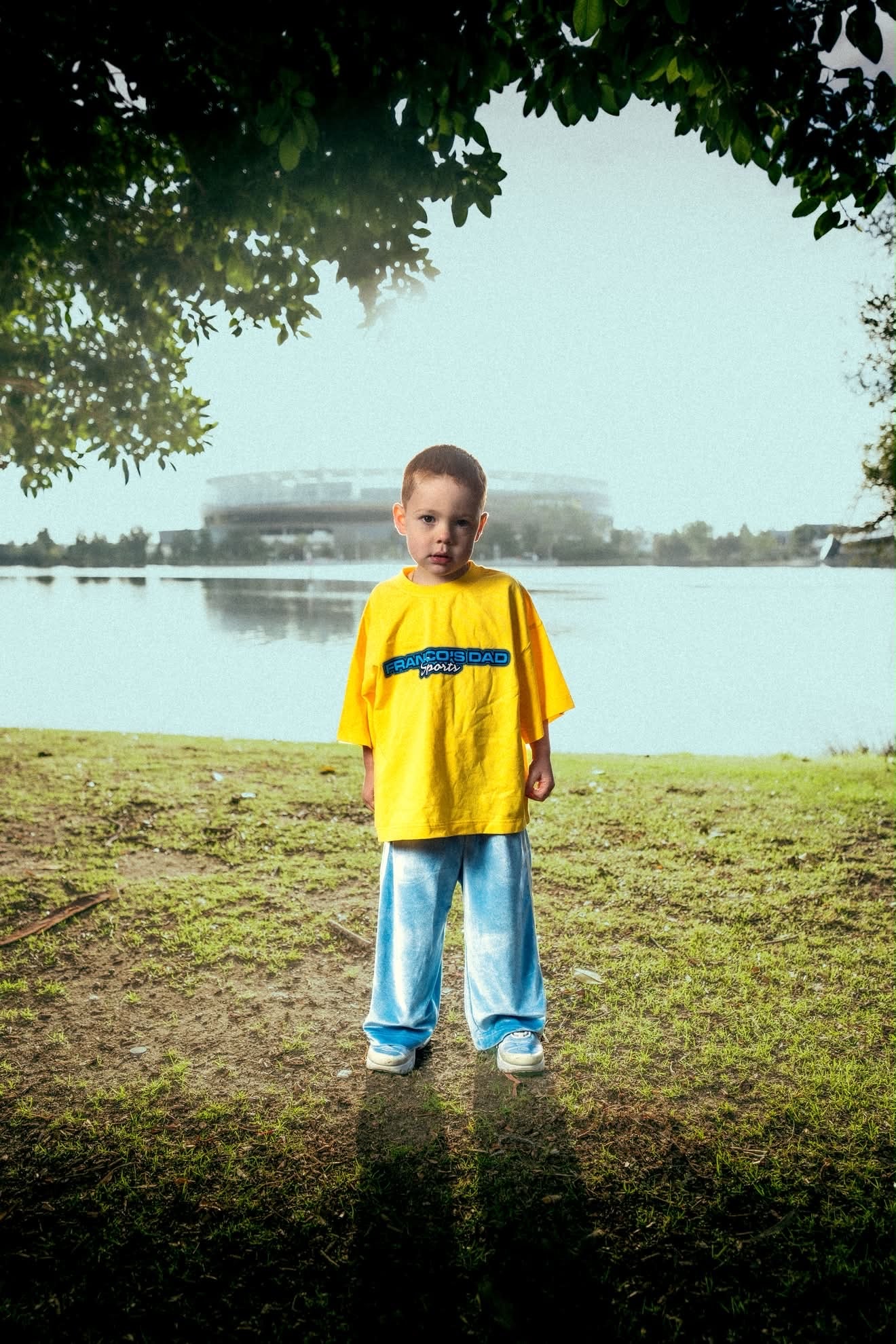 franco's dad velour pants - sky blue (pre order)