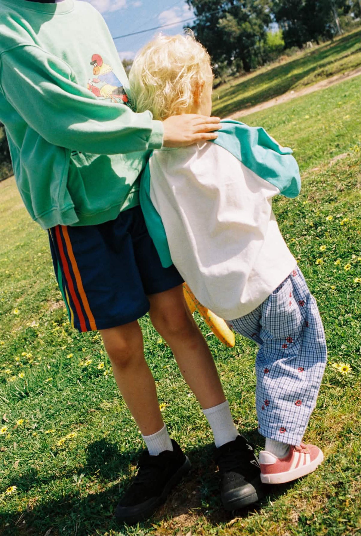 mam p.e shorts - retro stripe