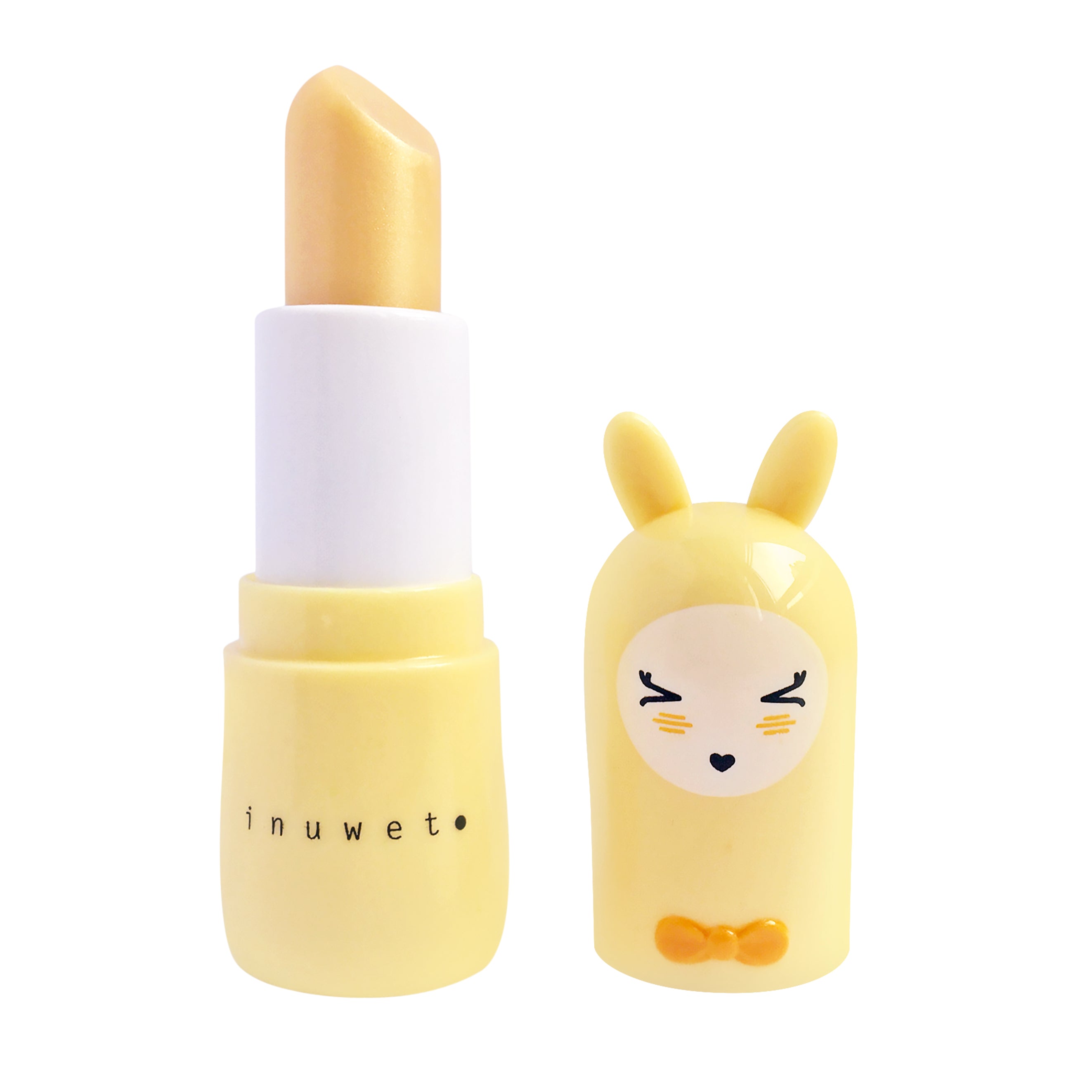 inuwet lip balm - pineapple yellow