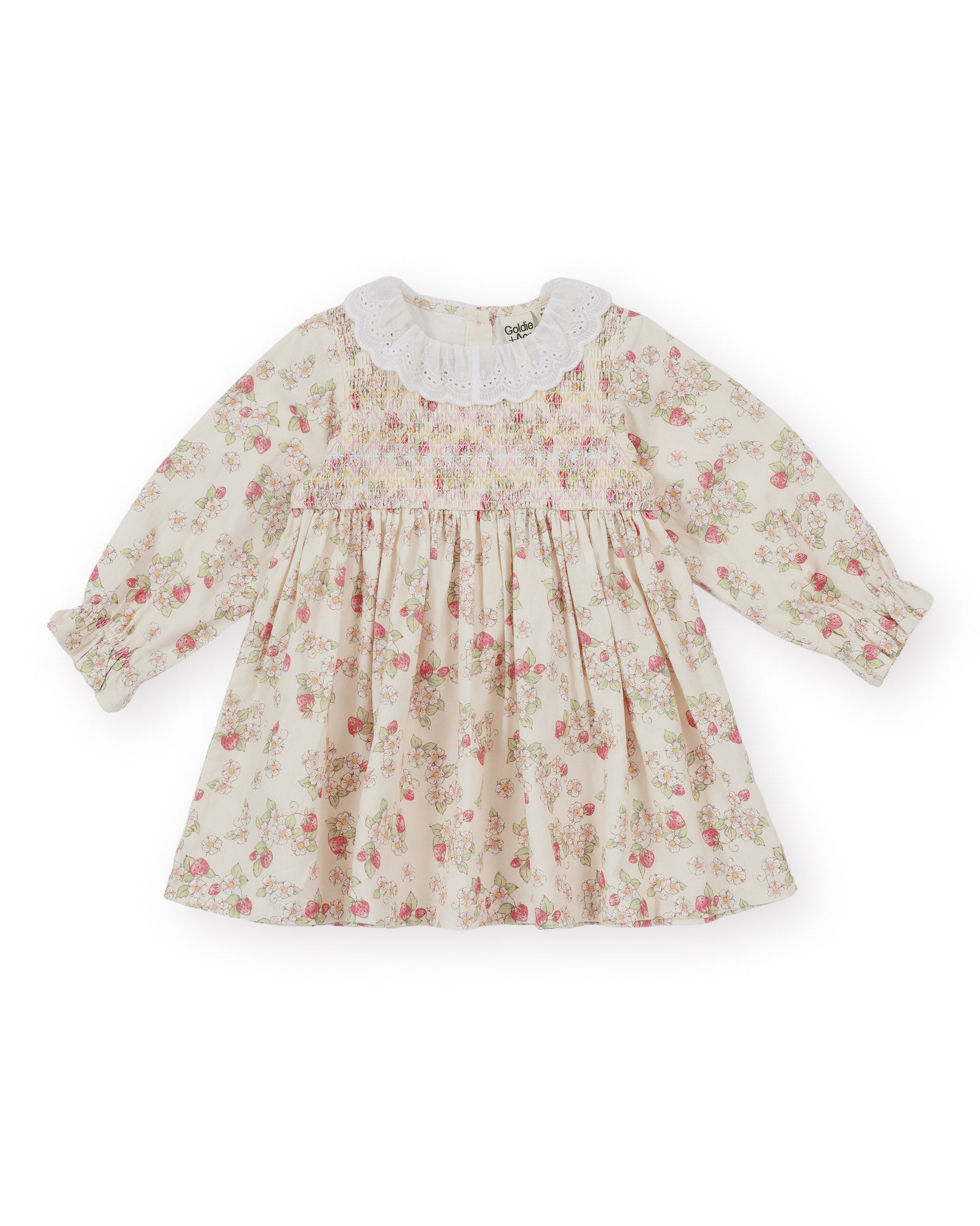 goldie + ace strawberry fields shirt dress