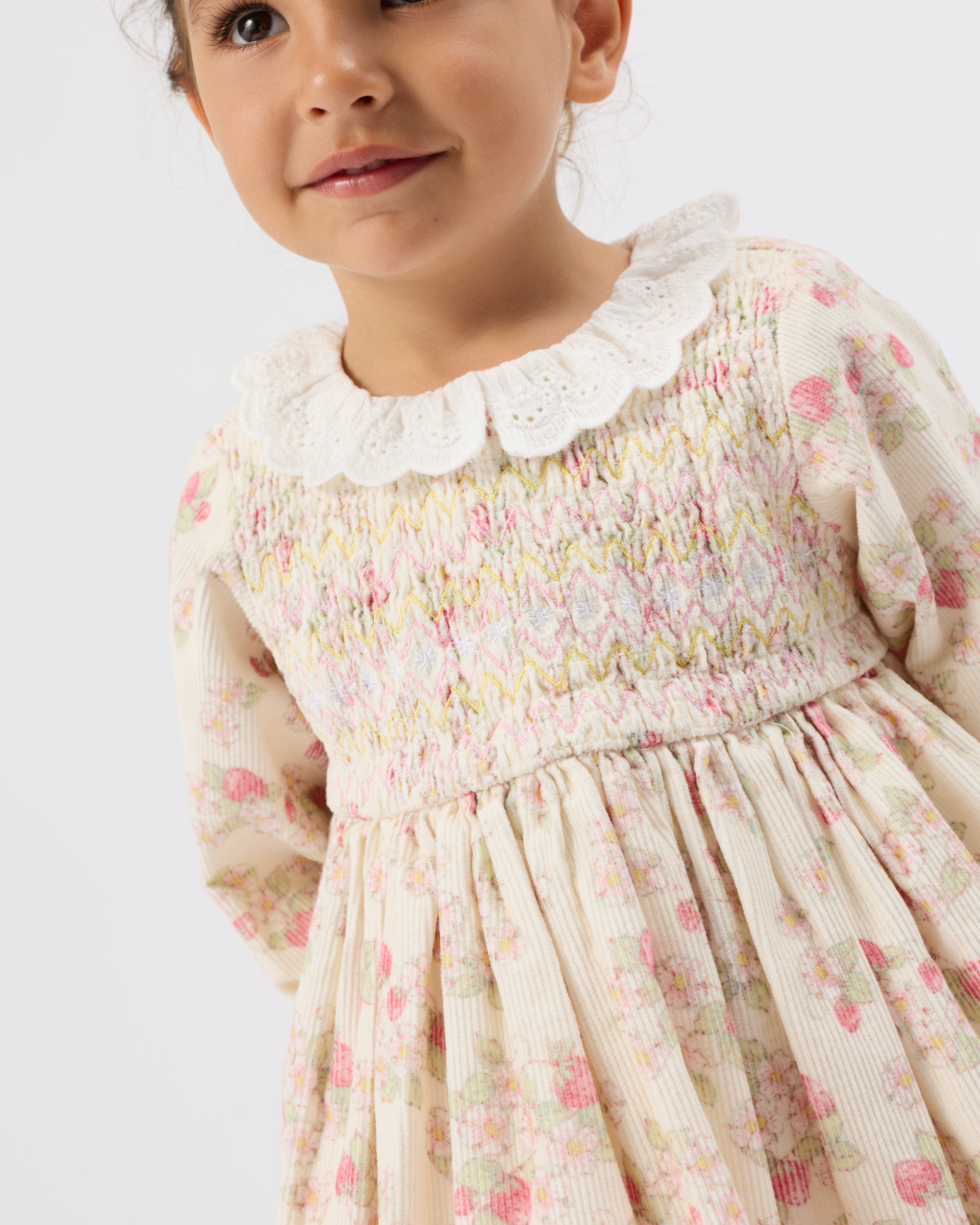 goldie + ace strawberry fields shirt dress