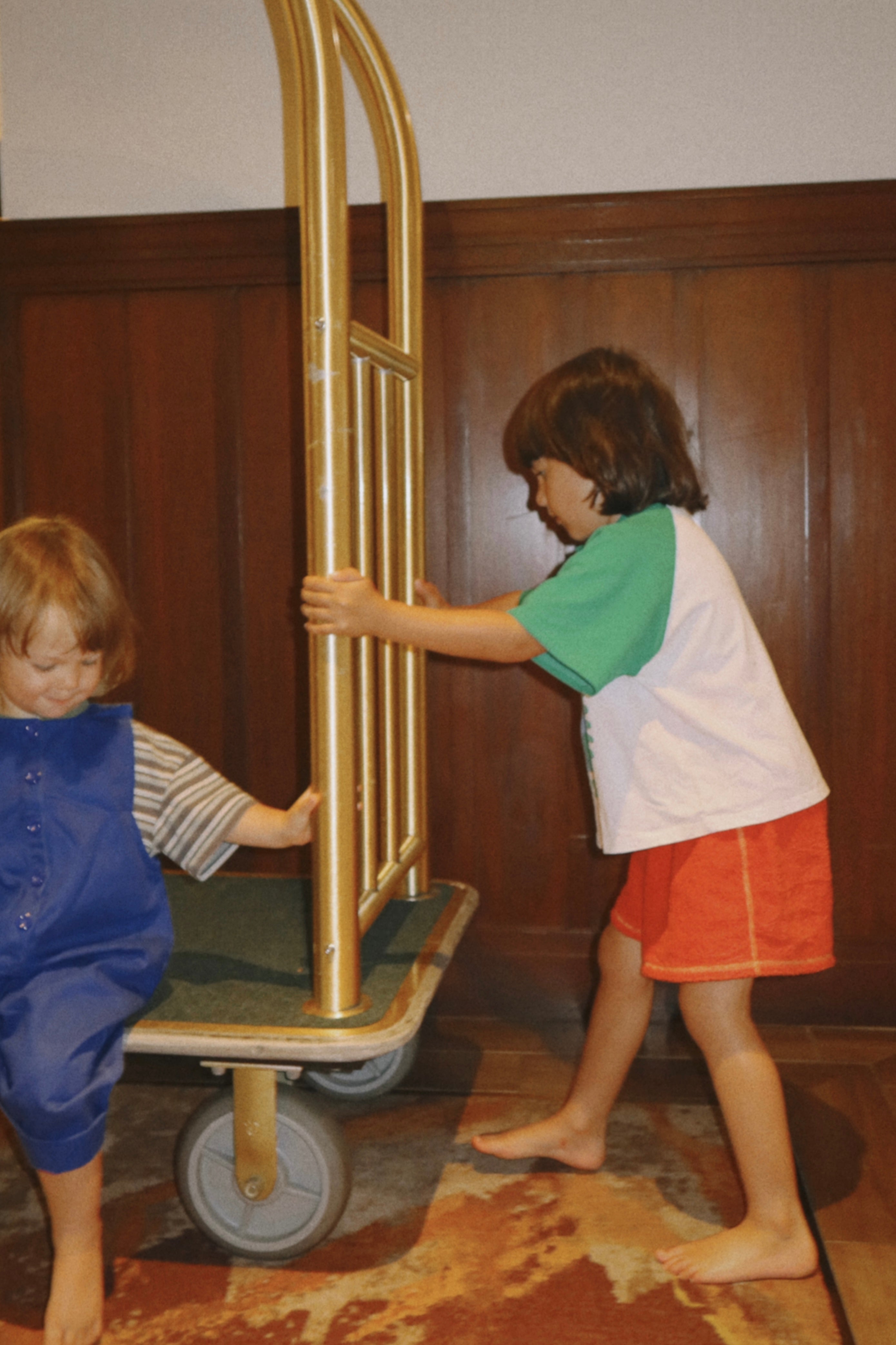 mam terry stitch shorts - mars red - pre order