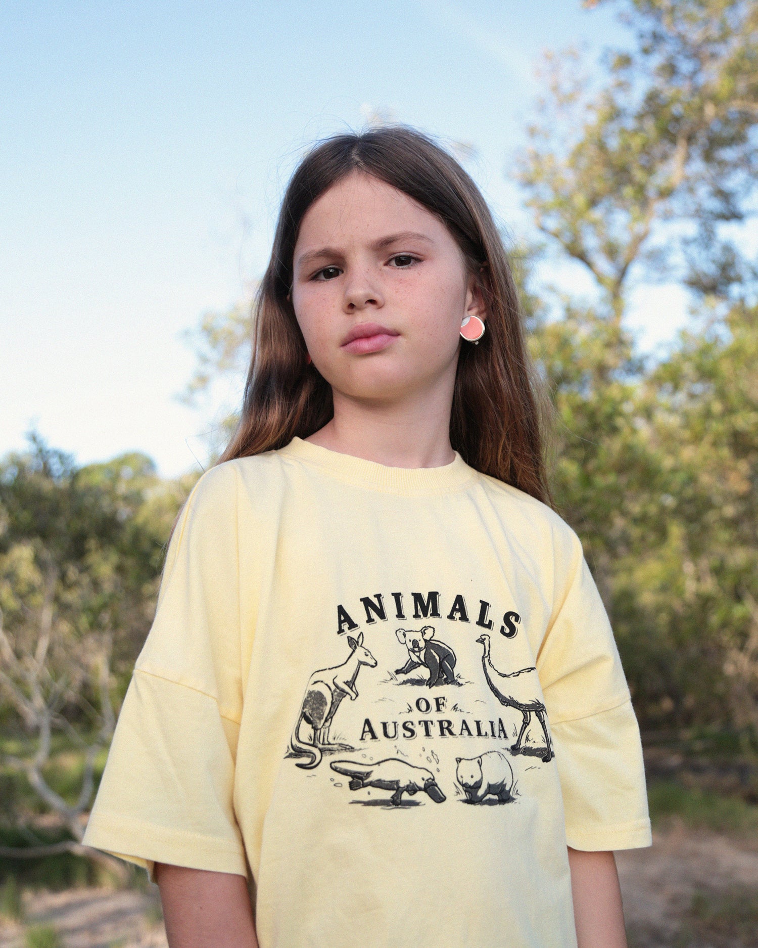 summer and storm oversized tee - animals of australia
