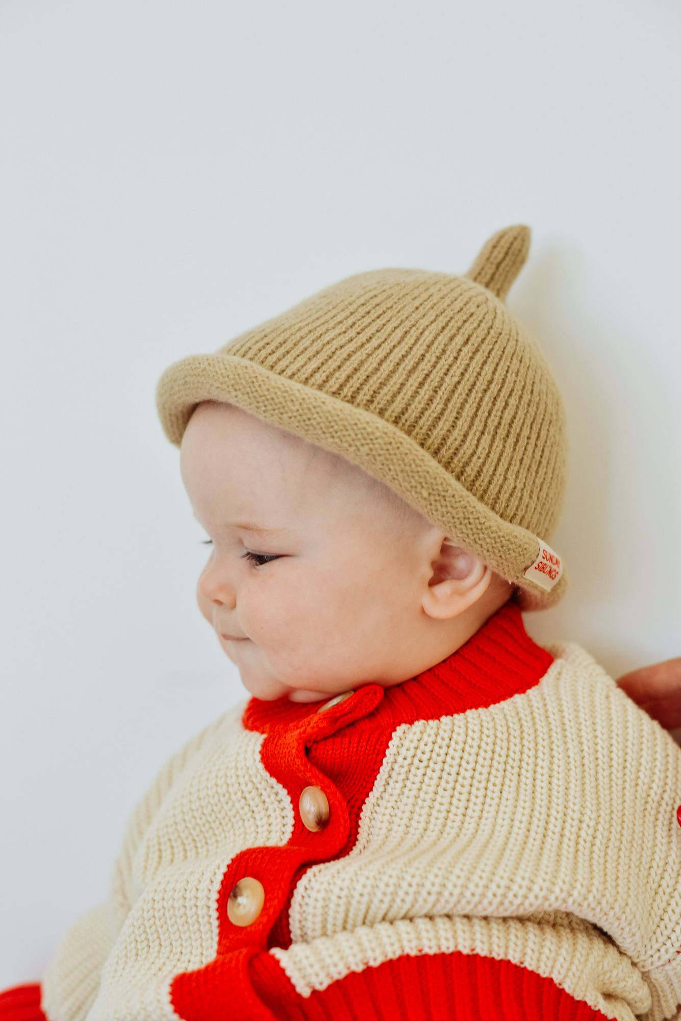 sunday siblings teepee beanie - cream