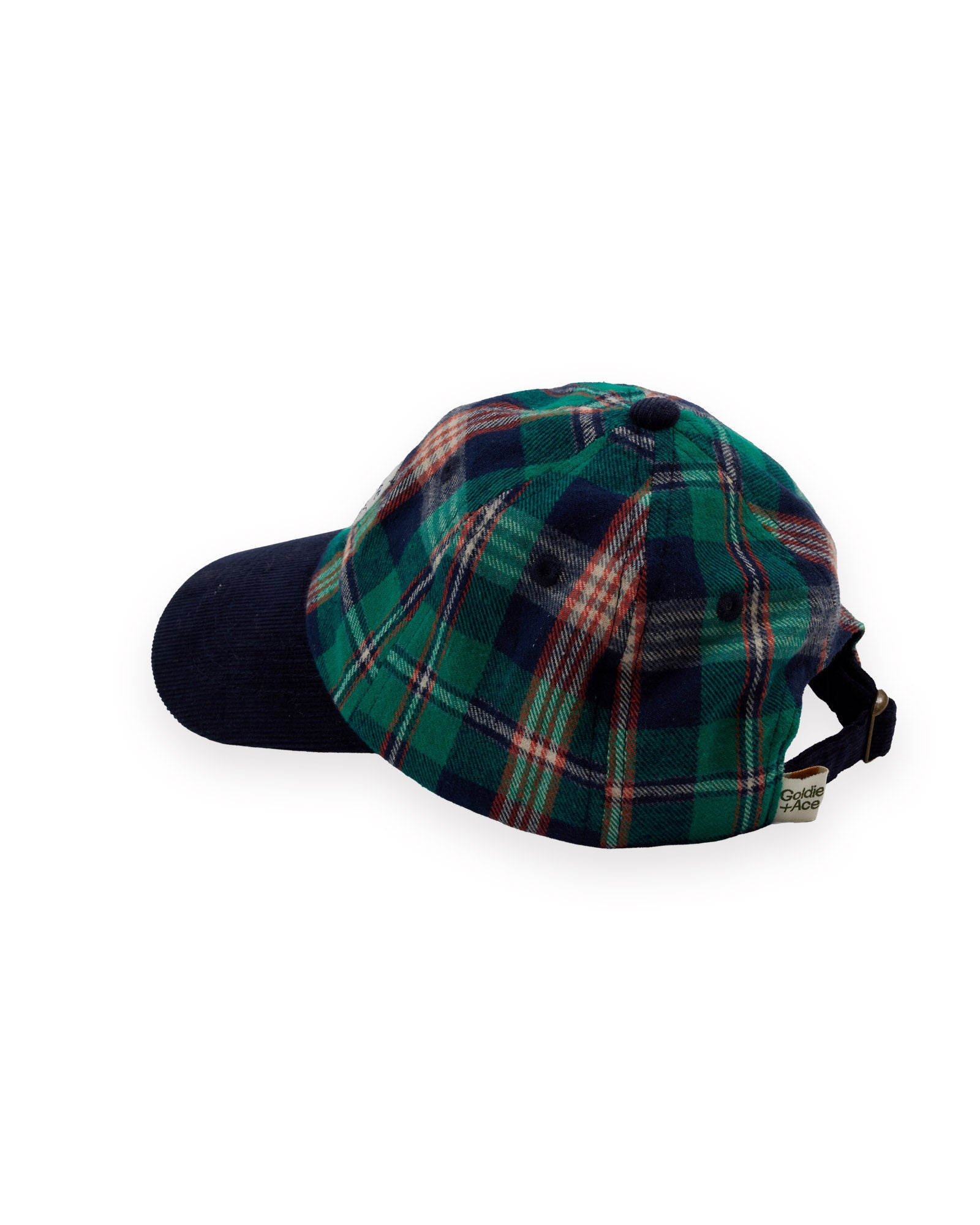 goldie + ace tate cap - green check