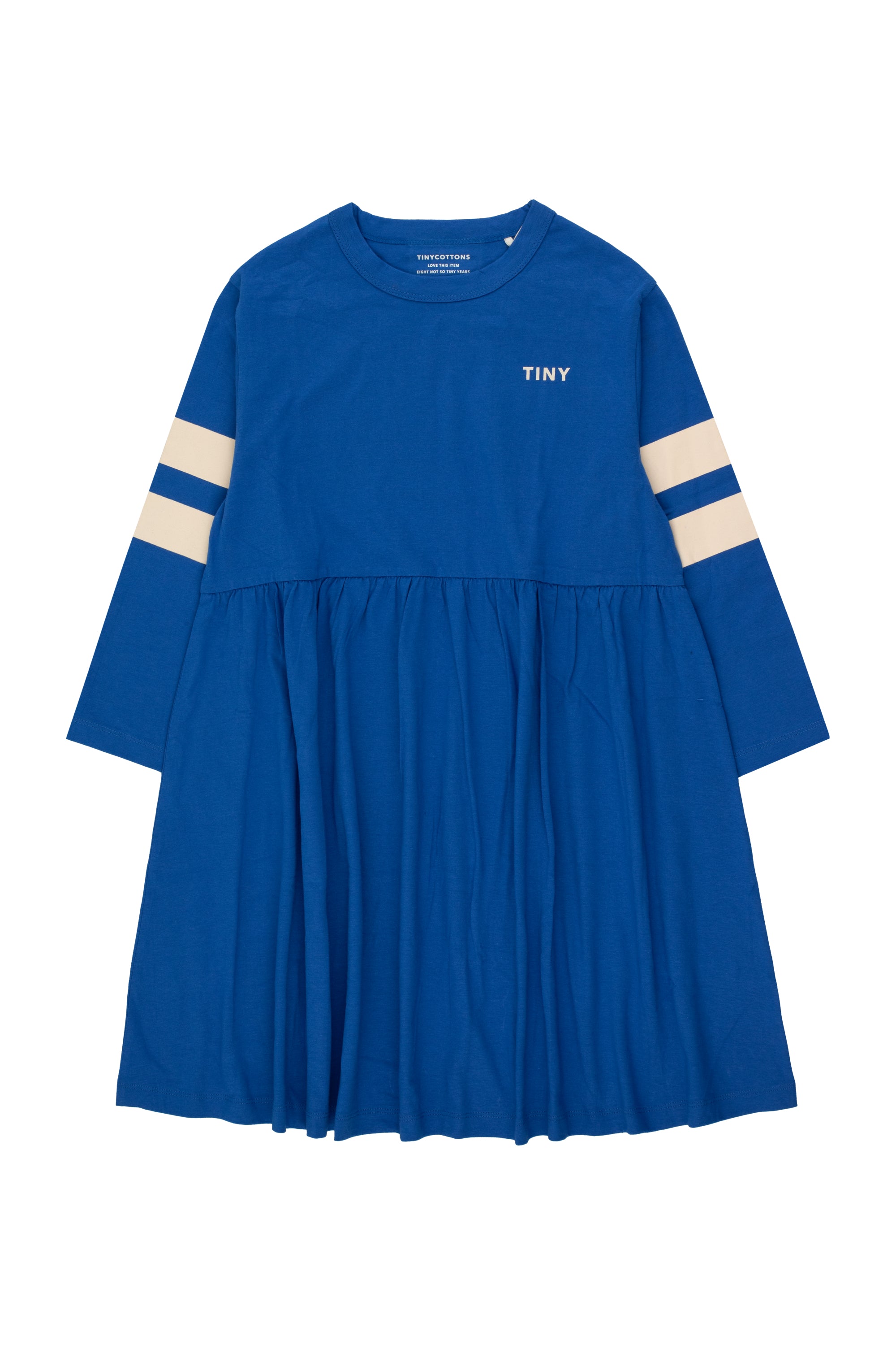 tiny cottons stripes dress - ultramarine