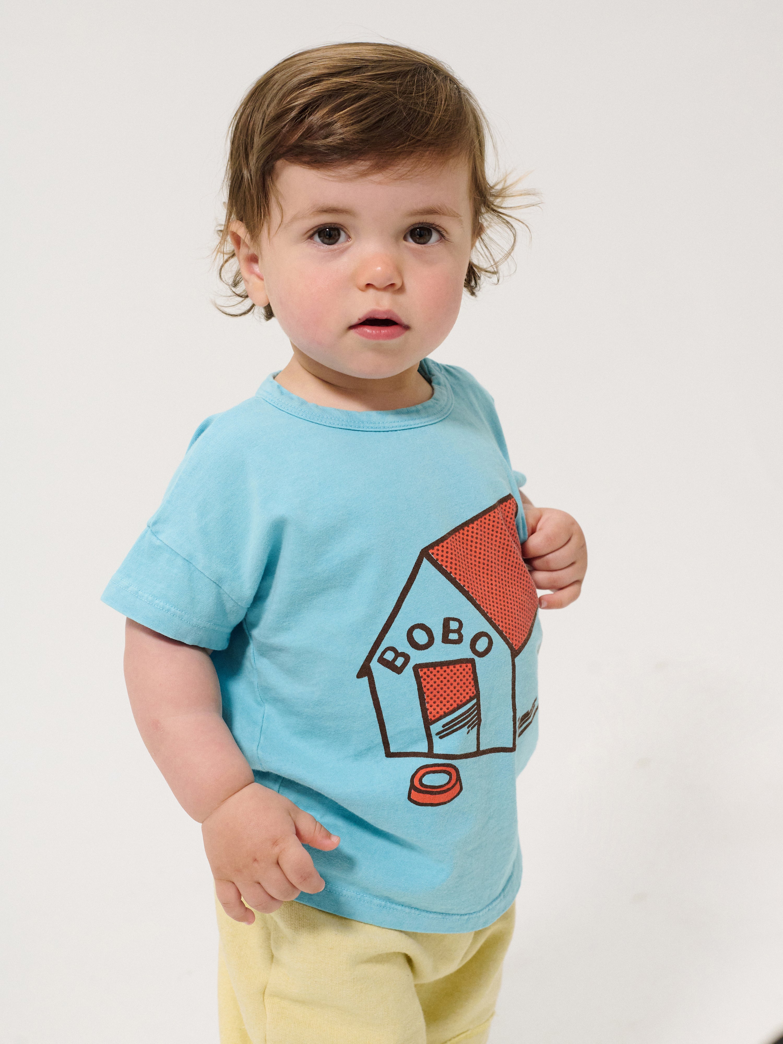 bobo choses baby pickles is at home t-shirt