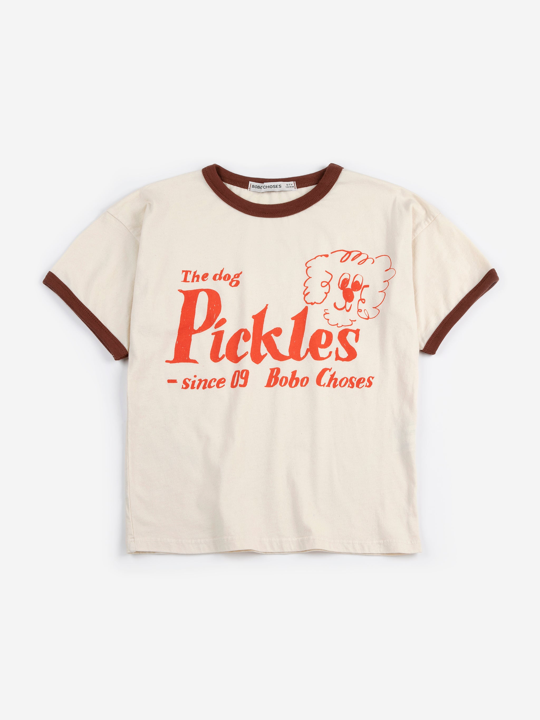 bobo choses pickles the dog t-shirt - offwhite