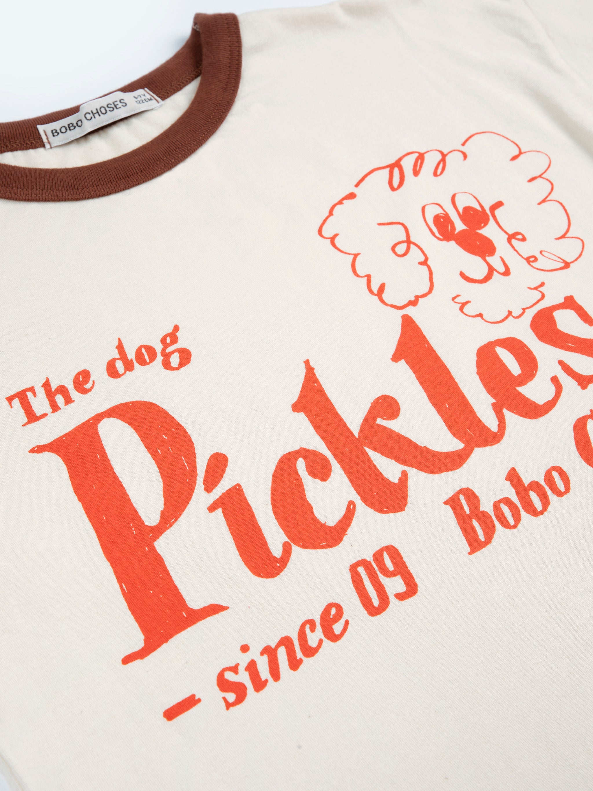 bobo choses pickles the dog t-shirt - offwhite