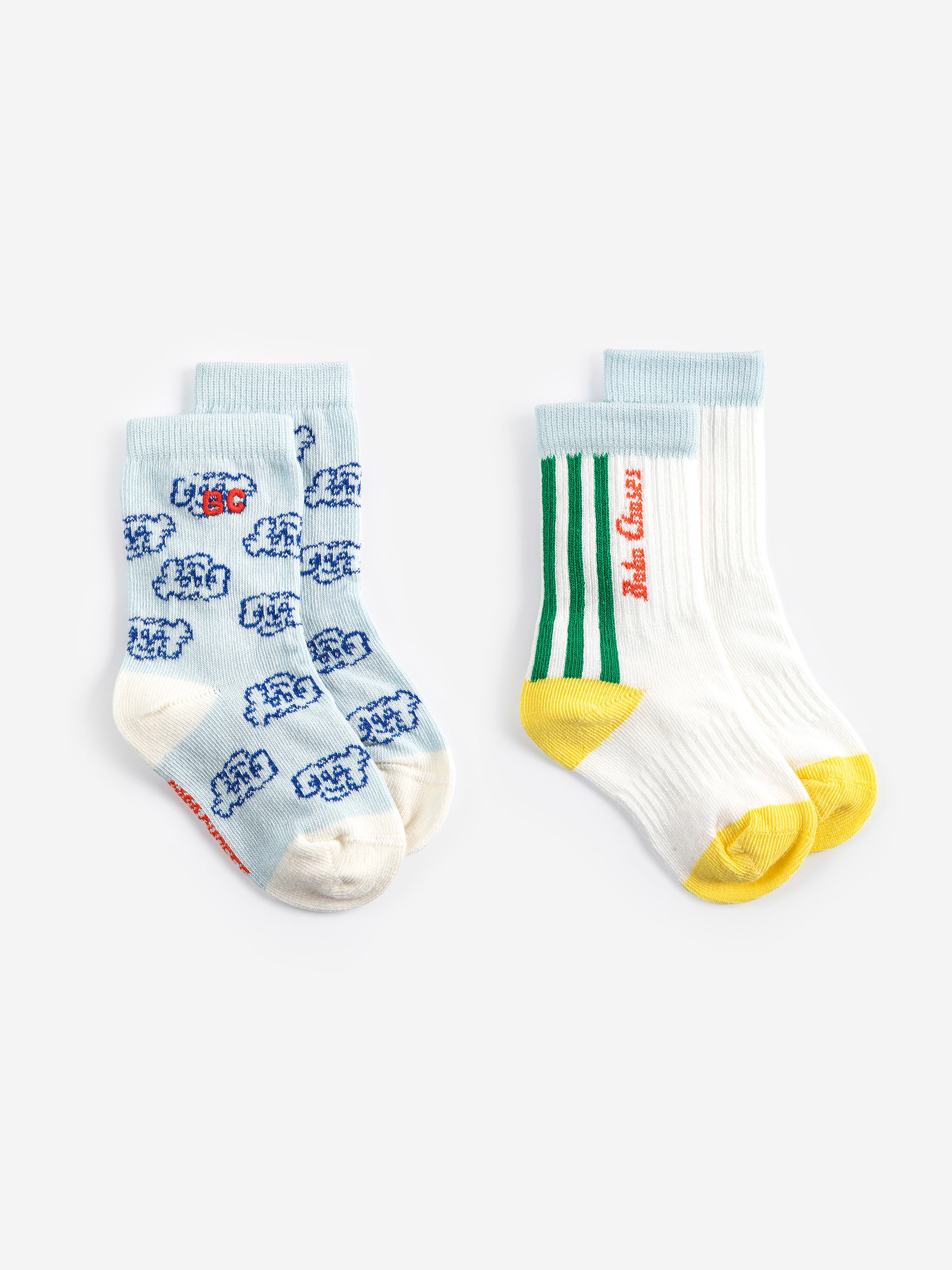baby short socks pack x 2