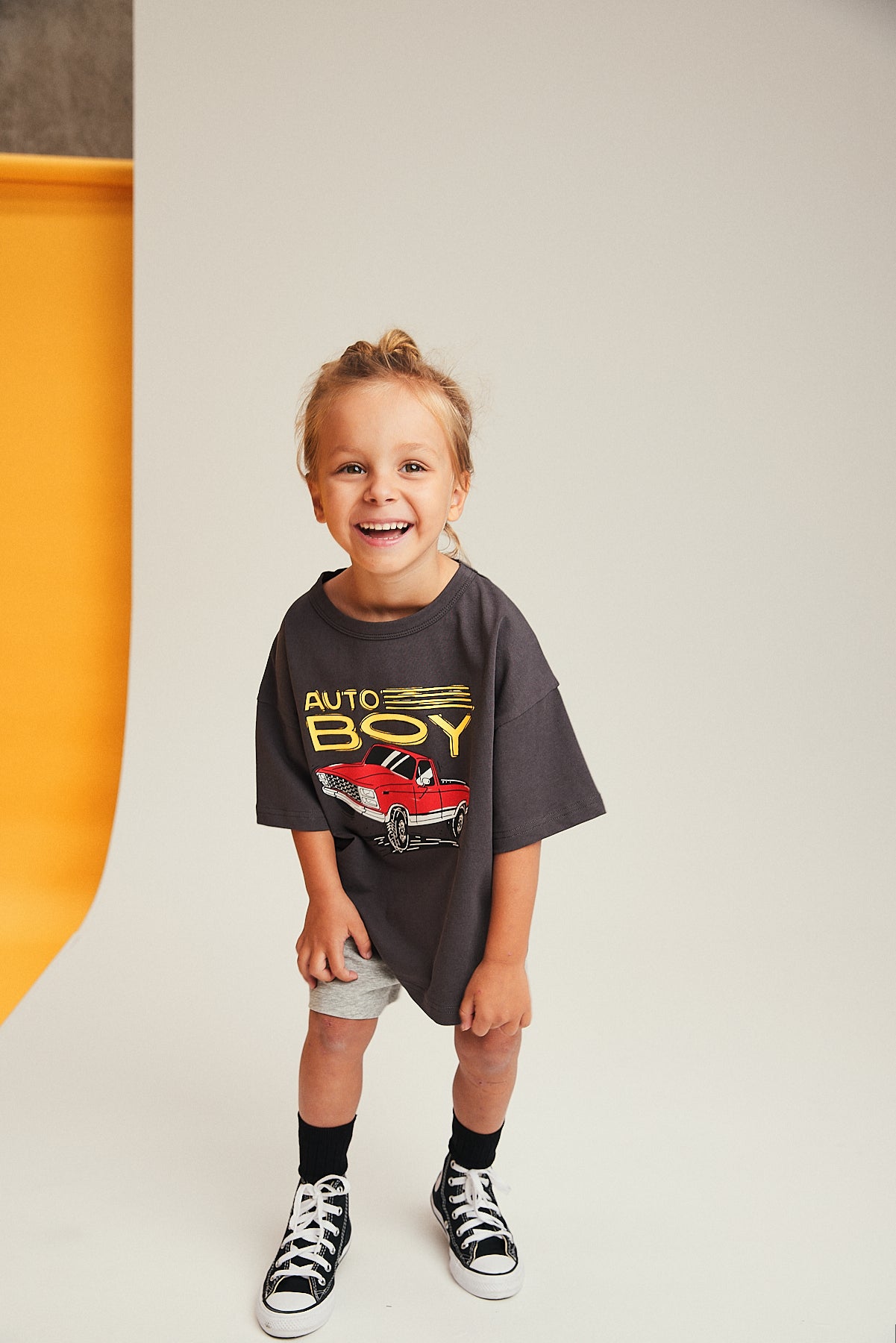 bbobbie auto boy tee - washed black