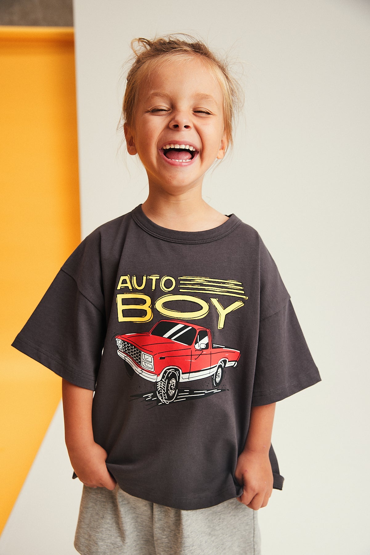 bbobbie auto boy tee - washed black
