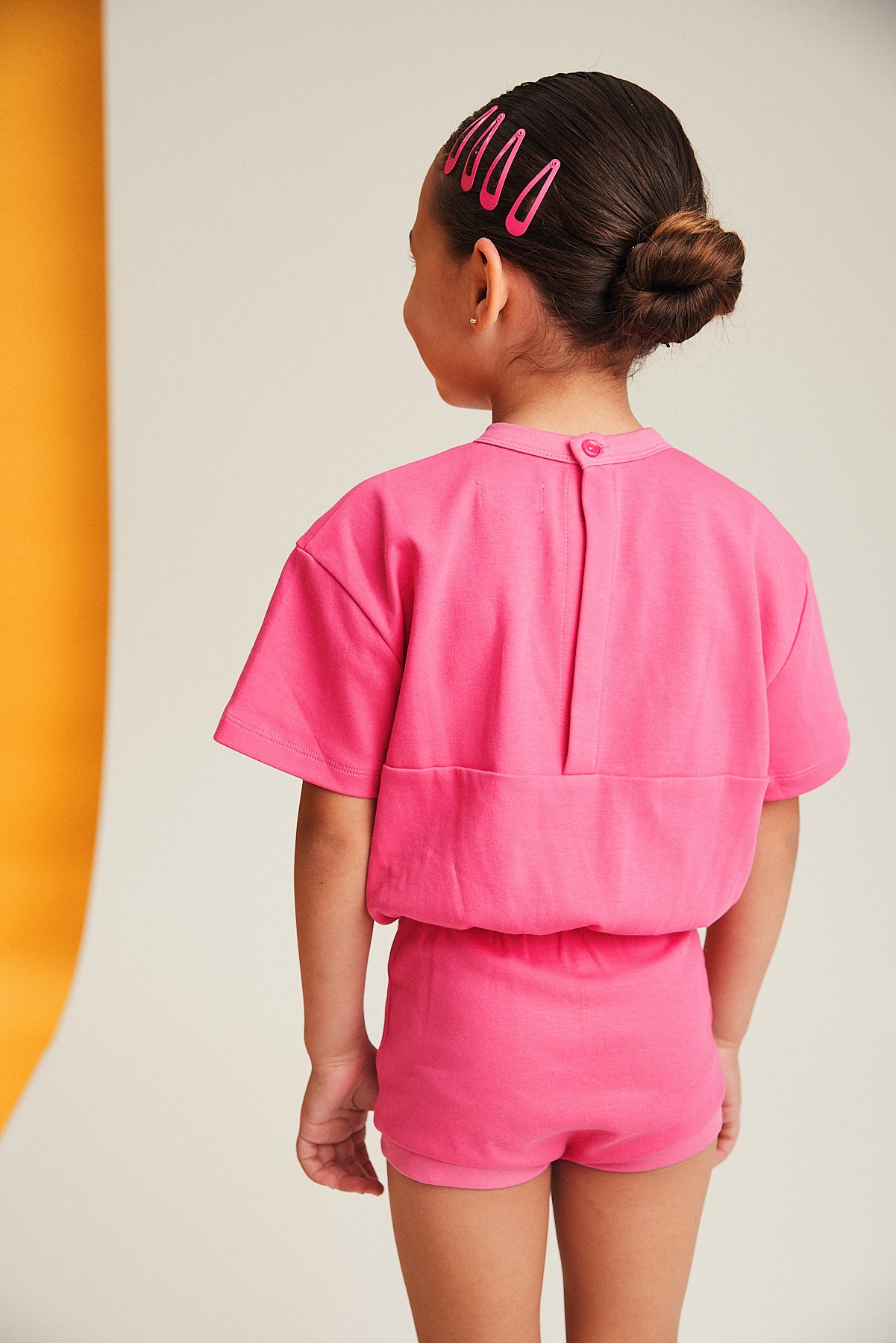 bbobbie pop playsuit in pink