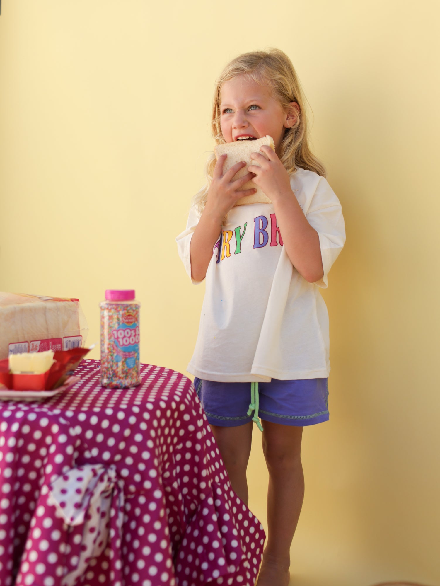 small swim club fairy bread t shirt