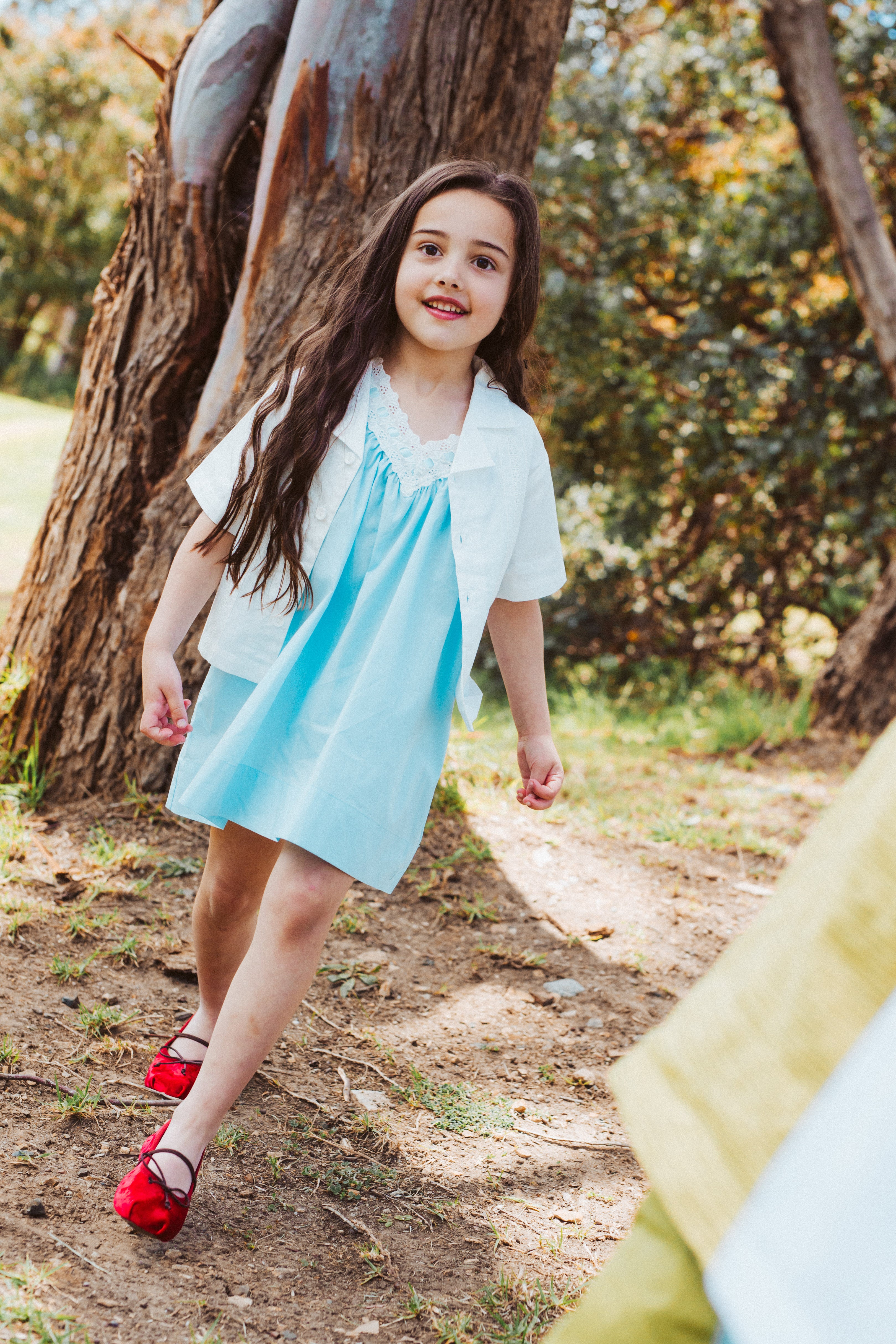 cubby polly dress - float