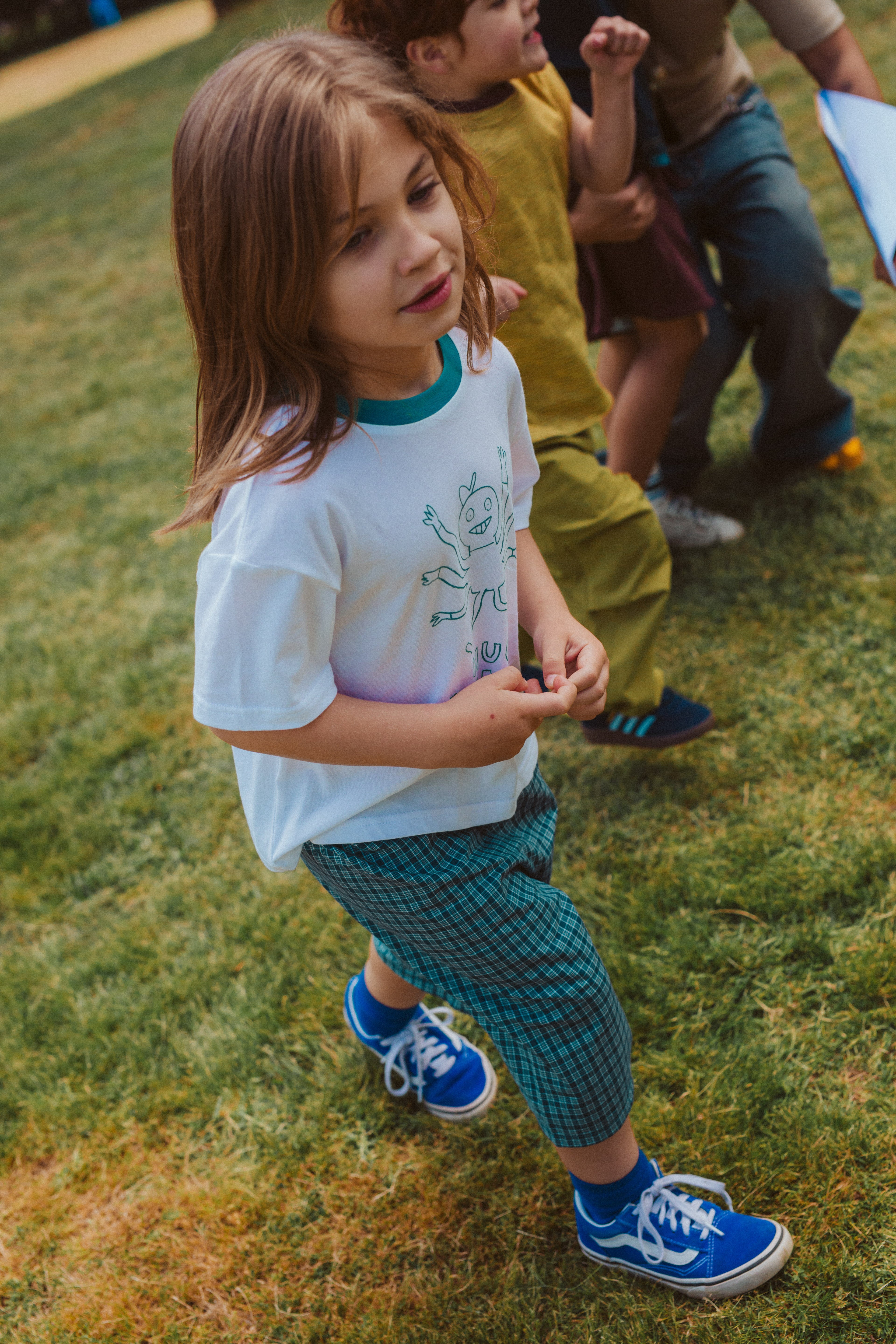 cubby frankie long short - stormy check