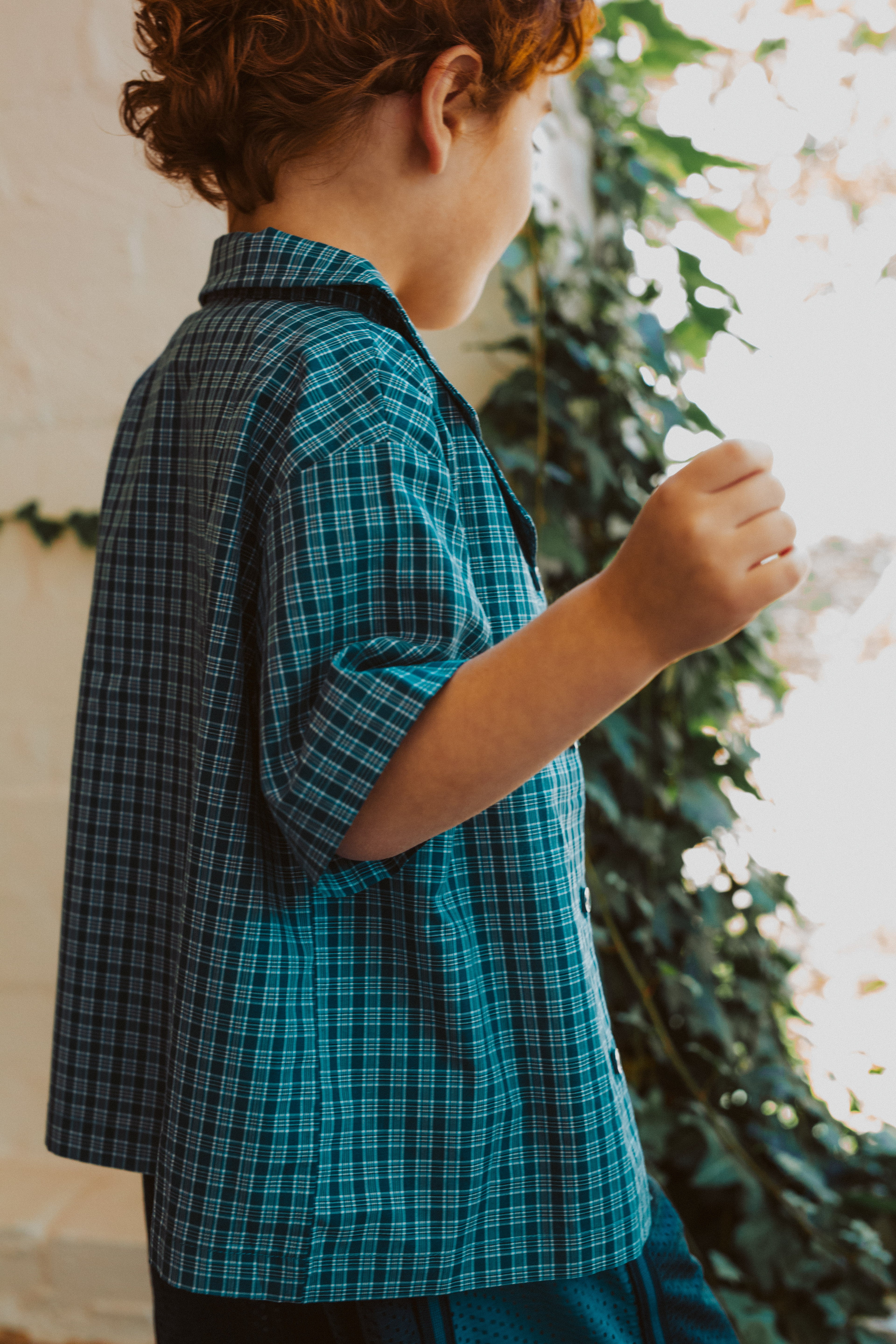 cubby frankie shirt - stormy check