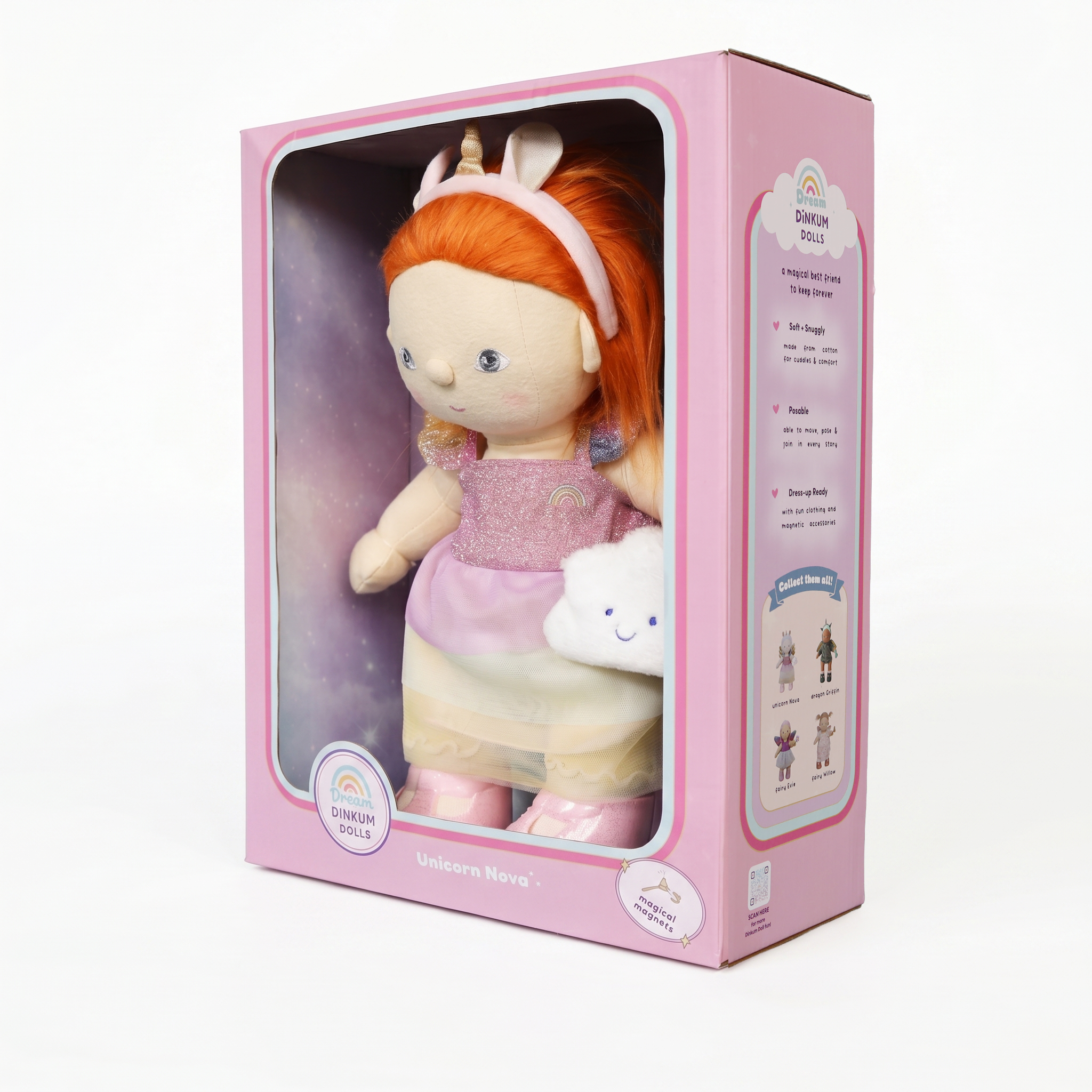 olli ella dream dinkum doll - unicorn nova