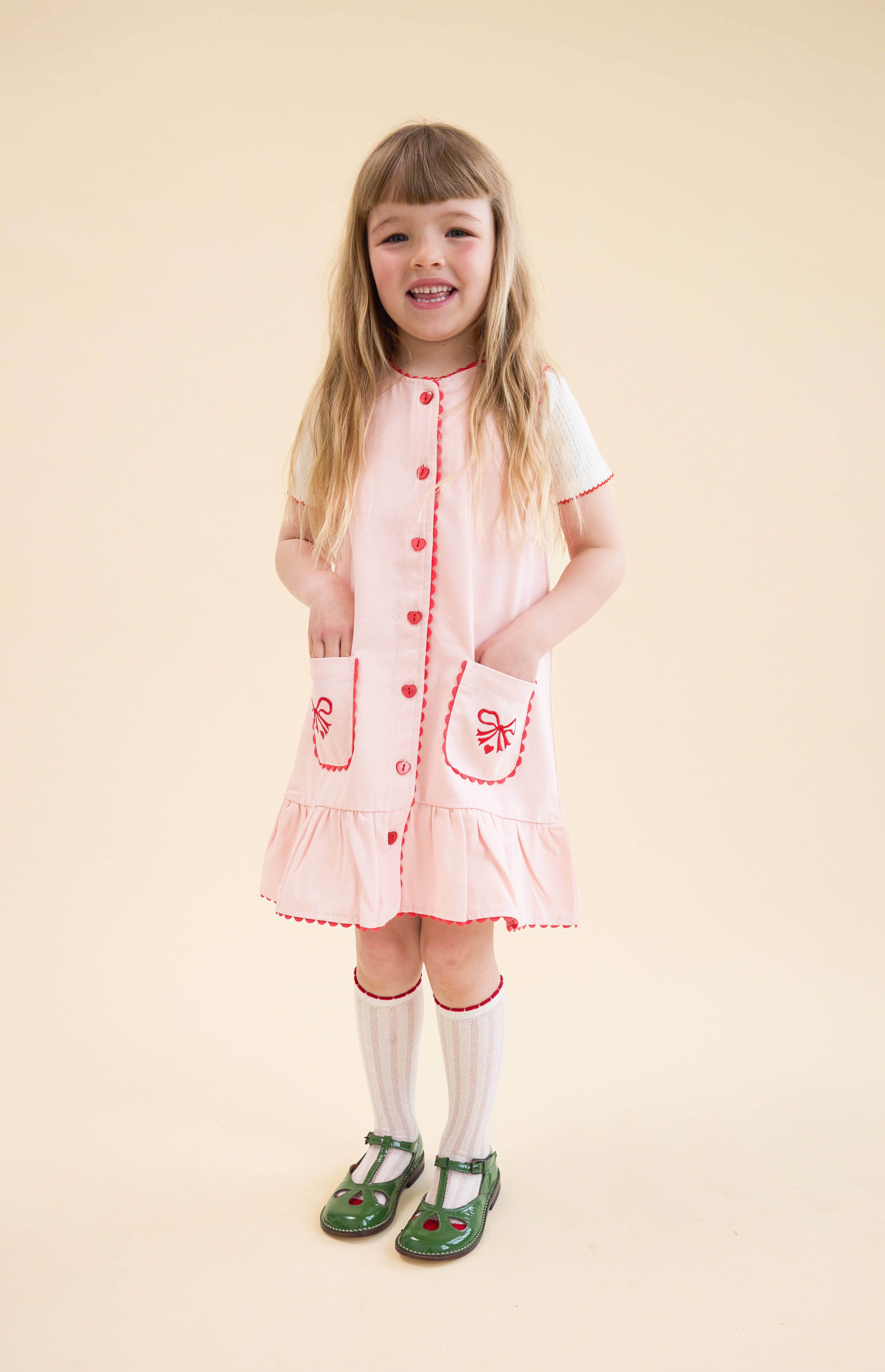 flöss elina dress - soft rose