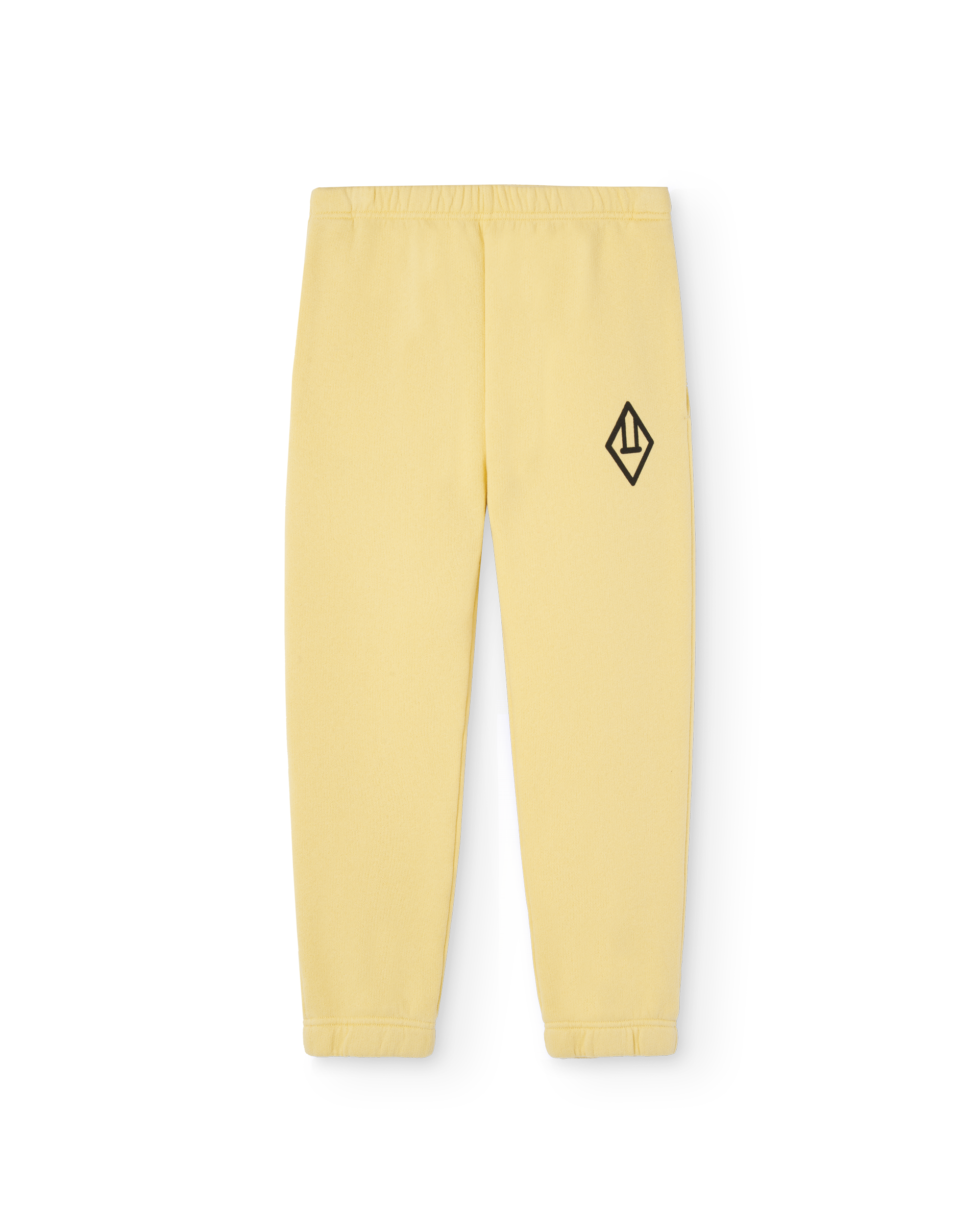 the animals observatory dromedary kids pants - soft yellow logo