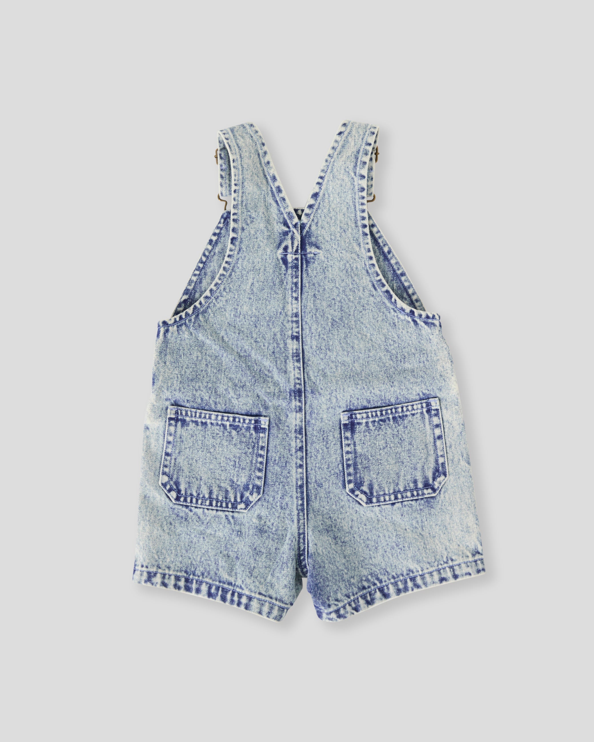 goldie + ace burton vintage washed denim overalls
