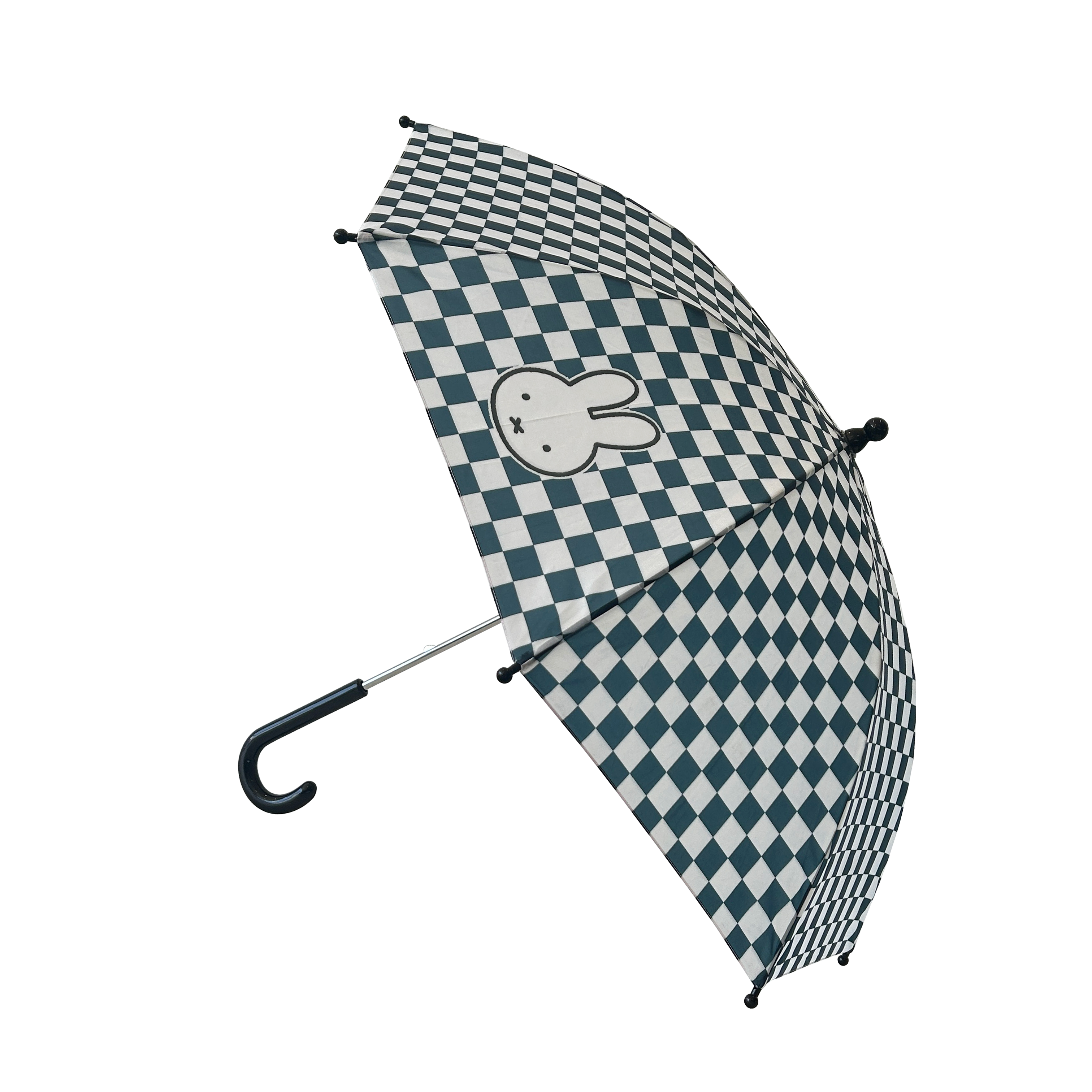 miffy umbrella - midnight navy checkerboard