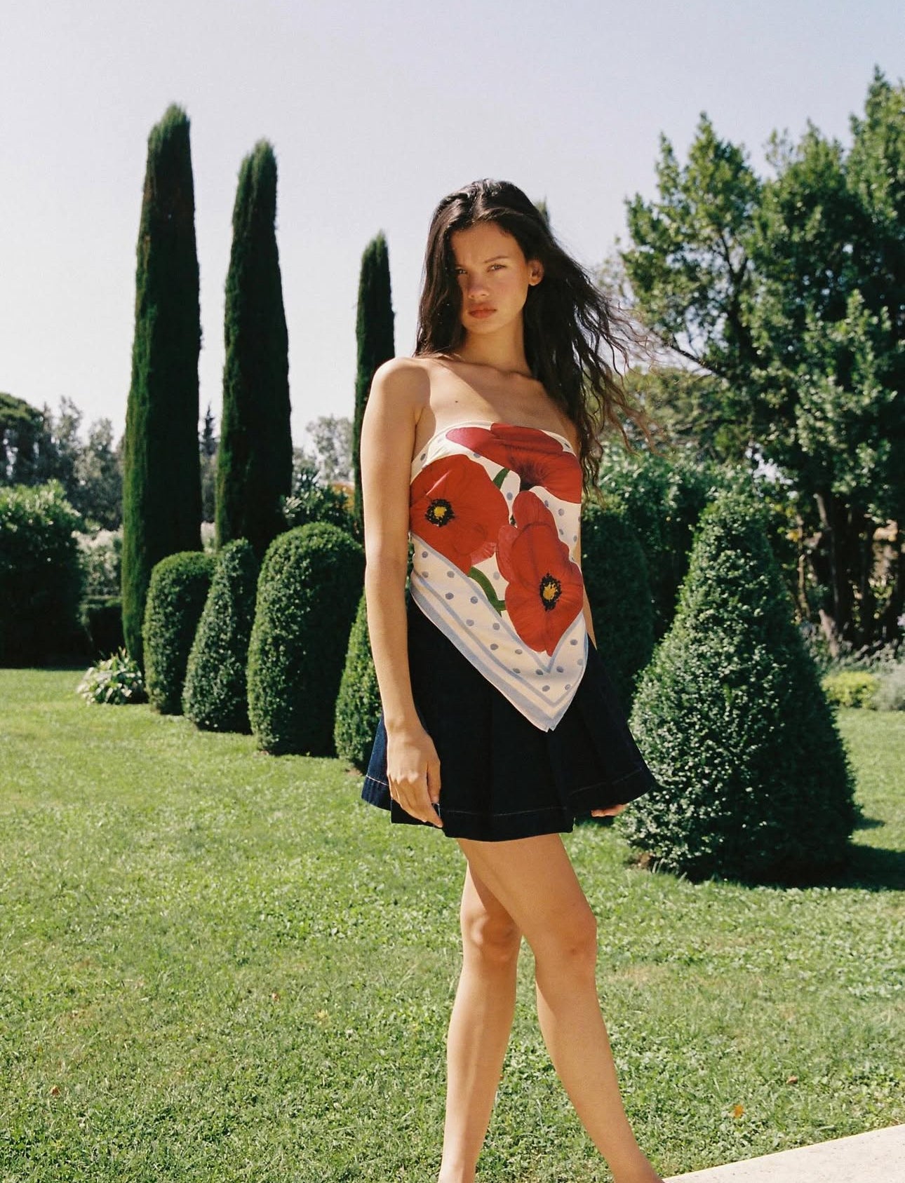 juni women's poppy scarf