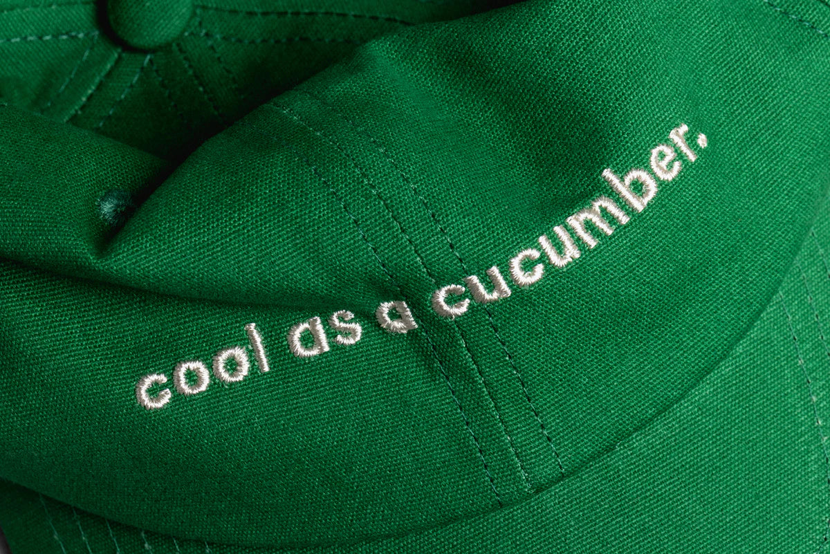 bbobbie cool as a cucumber cap in green