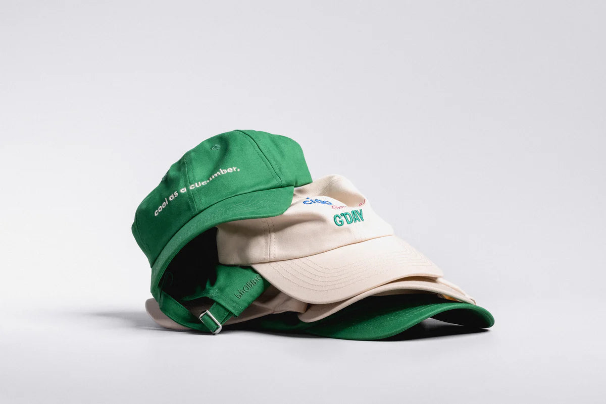 bbobbie cool as a cucumber cap in green