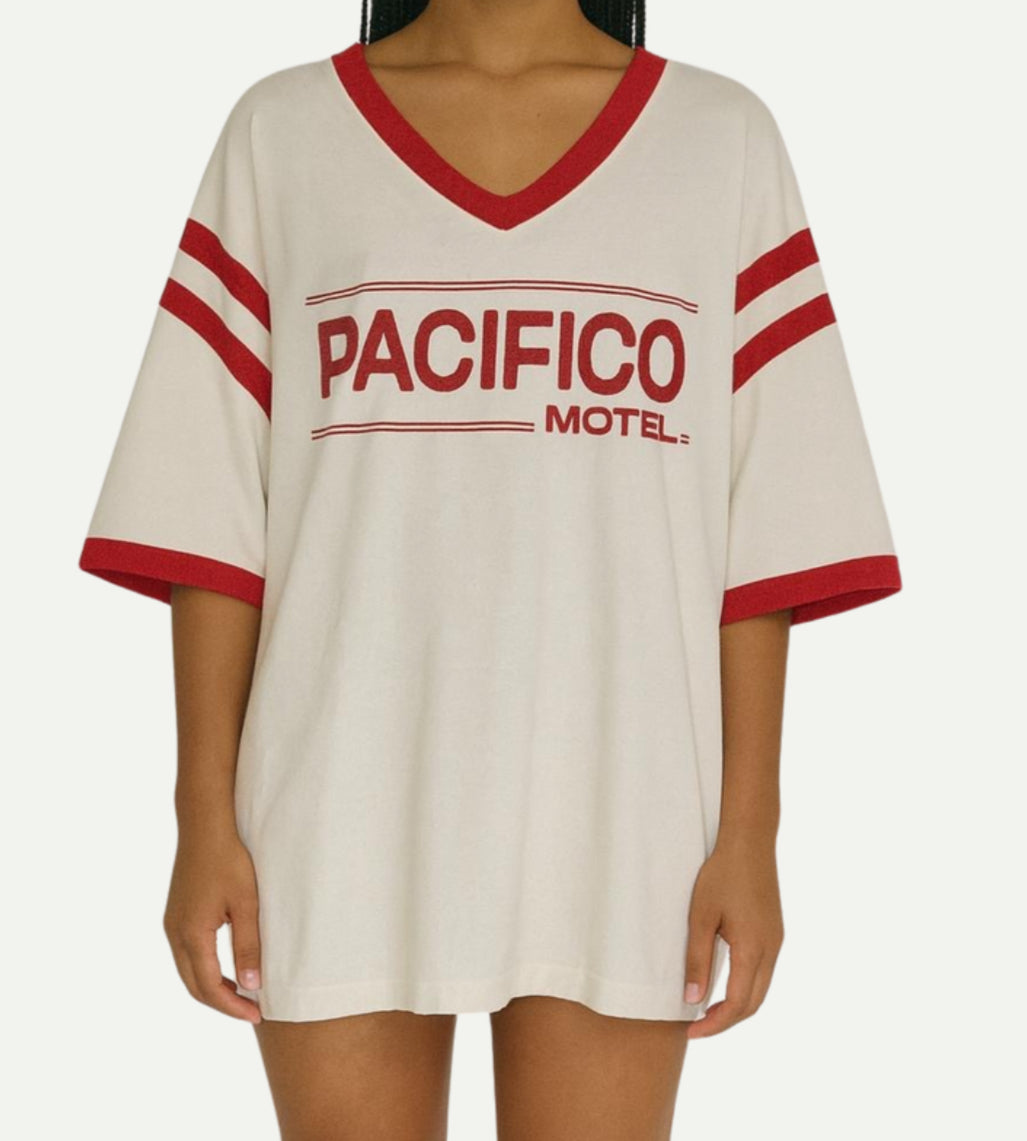 by billie vintage hemp / cotton tee - pacifico print