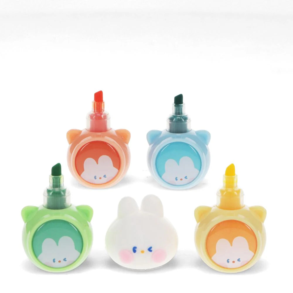 rex london stackable highlighters - bunny
