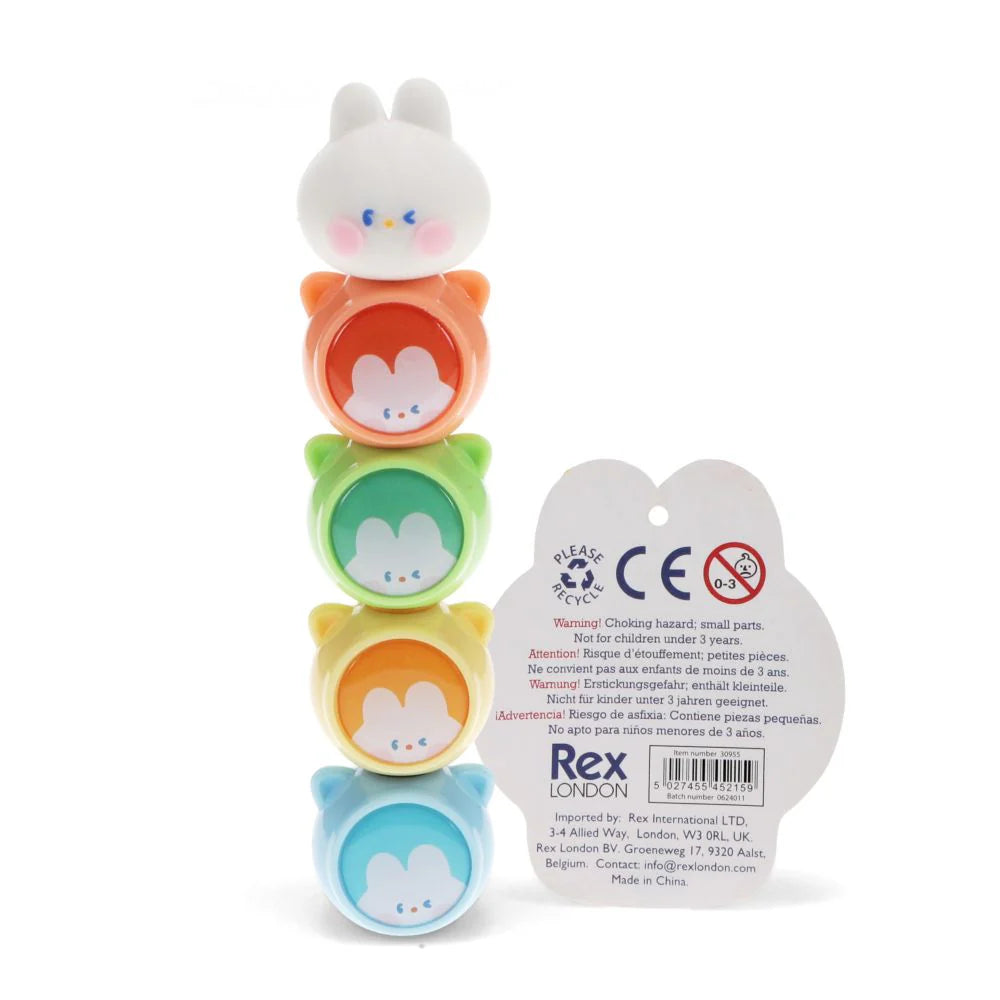 rex london stackable highlighters - bunny