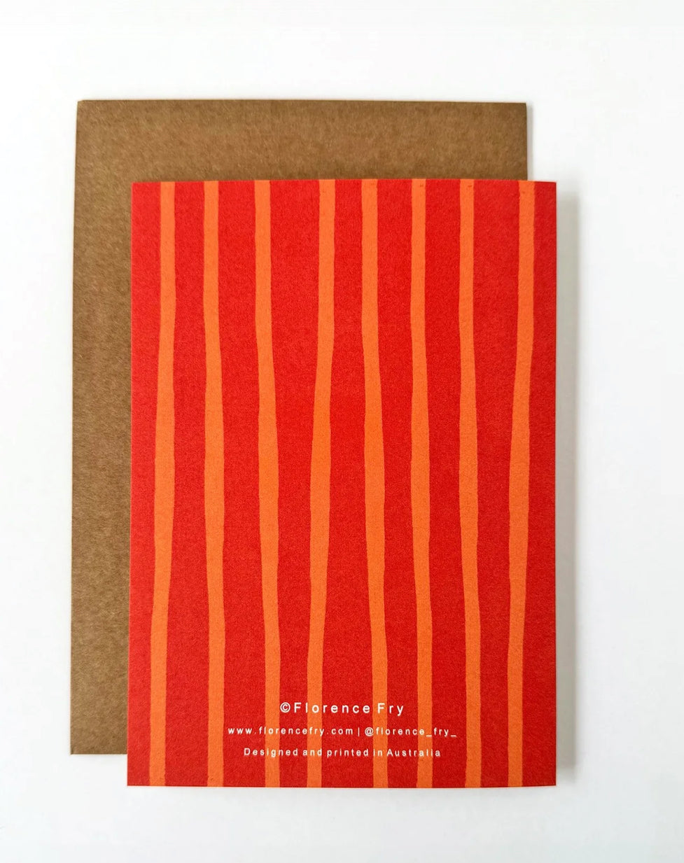 florence fry card - happy birthday cake (green)