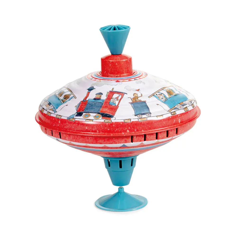 egmont large spinning top - train