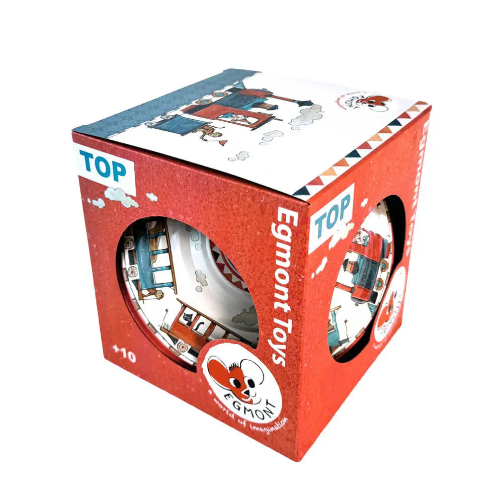 egmont large spinning top - train