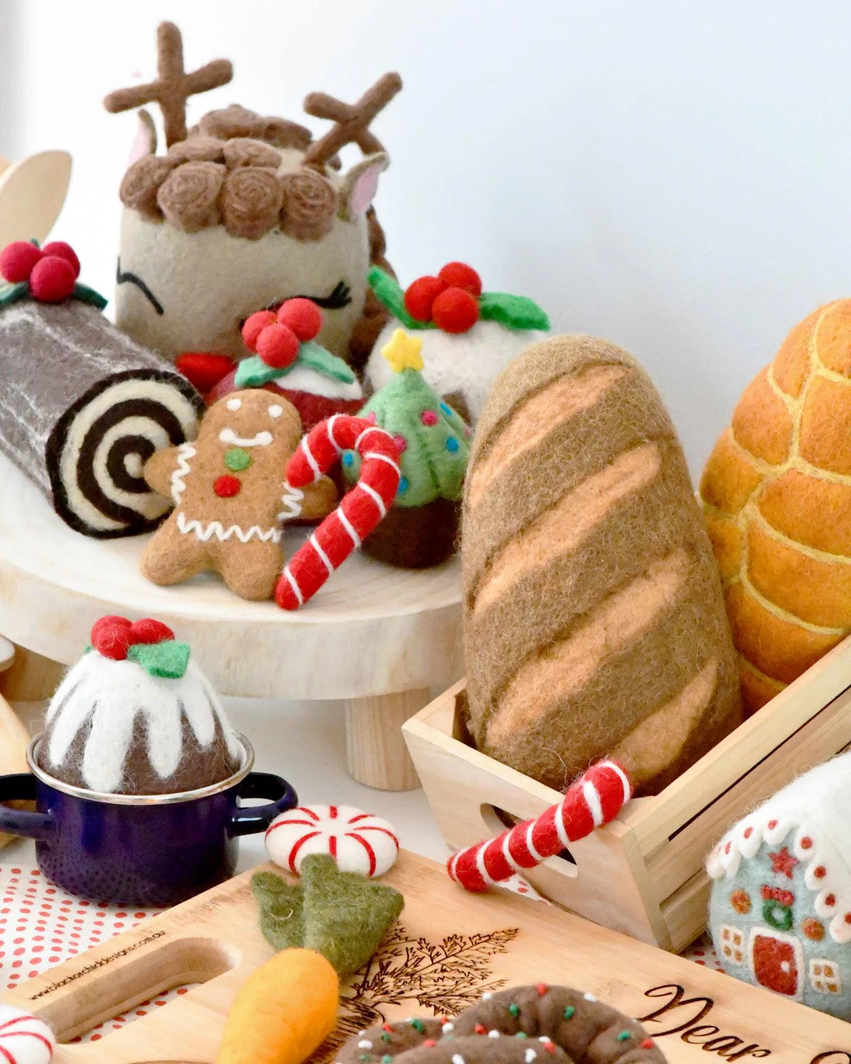 tara treasures felt gingerbread man cookie