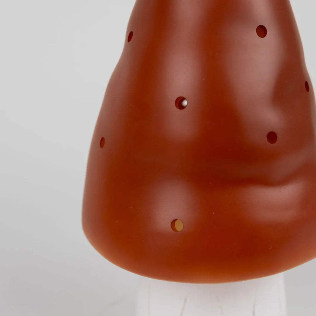 heico by egmont small mushroom lamp - brick red