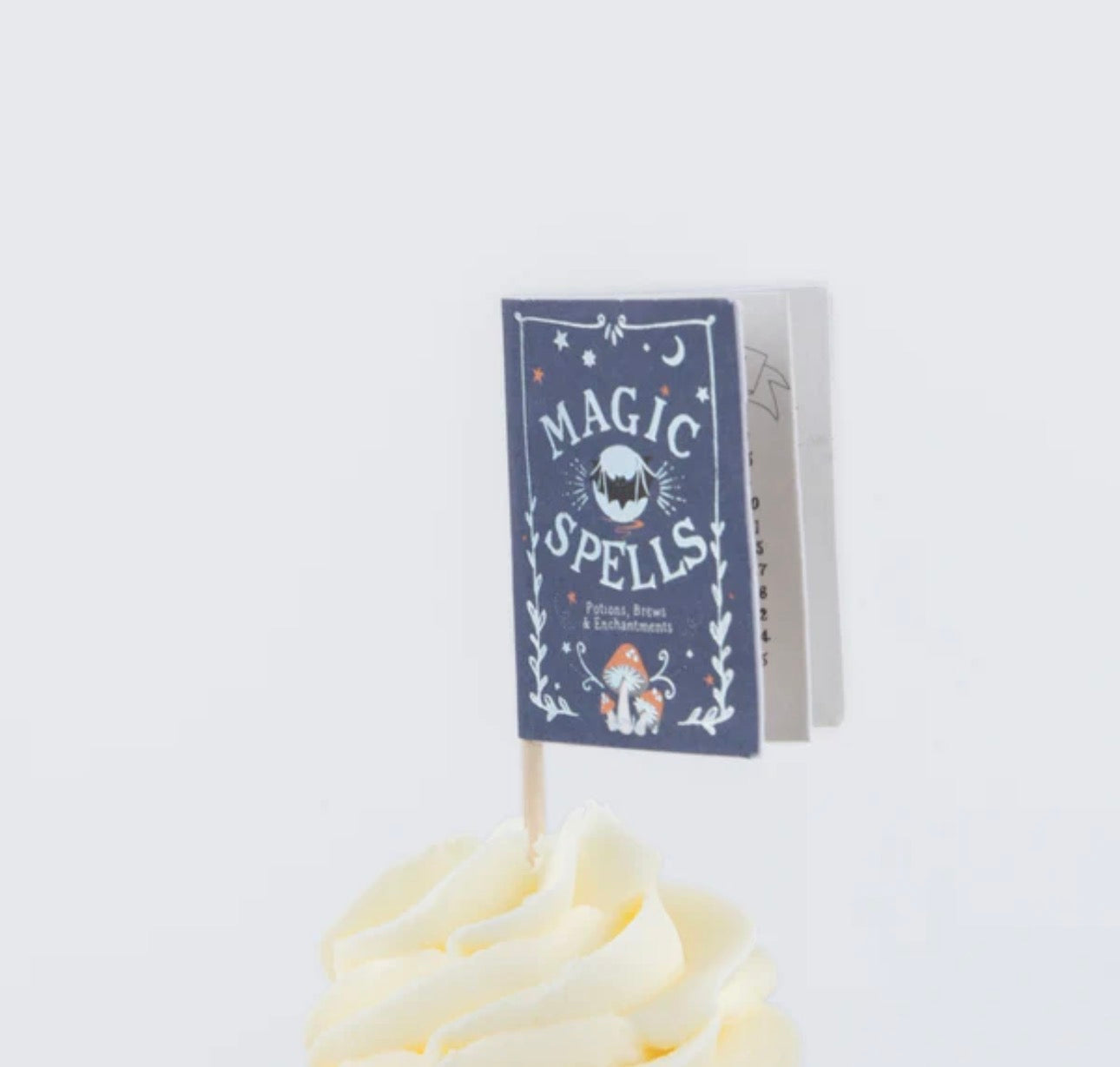 meri meri magic cupcake kit (pack of 24 toppers in 4 designs)